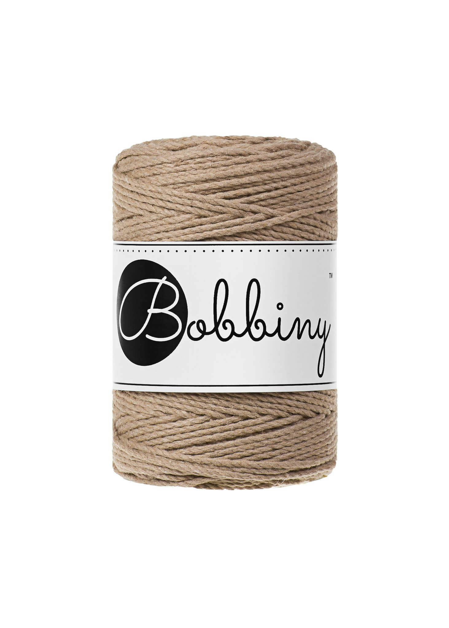 Bobbiny 3ply Macrame Rope Baby 1,5 mm - trippeltvinnat makramégarn