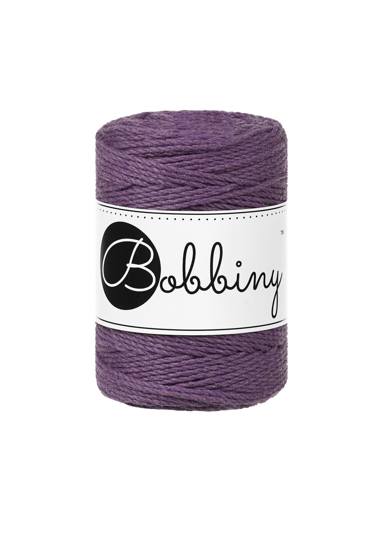 Bobbiny 3ply Macrame Rope Baby 1,5 mm - trippeltvinnat makramégarn