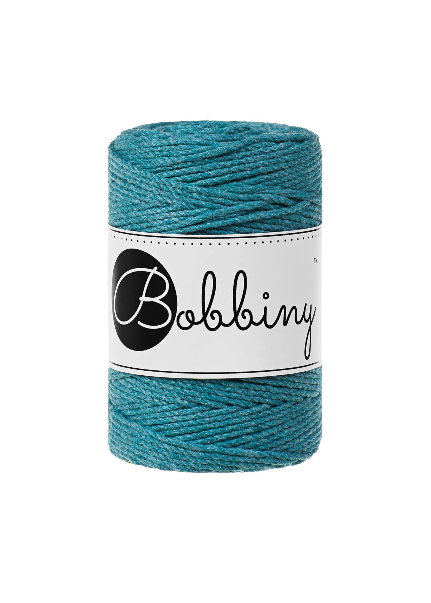 Bobbiny 3ply Macrame Rope Baby 1,5 mm - trippeltvinnat makramégarn