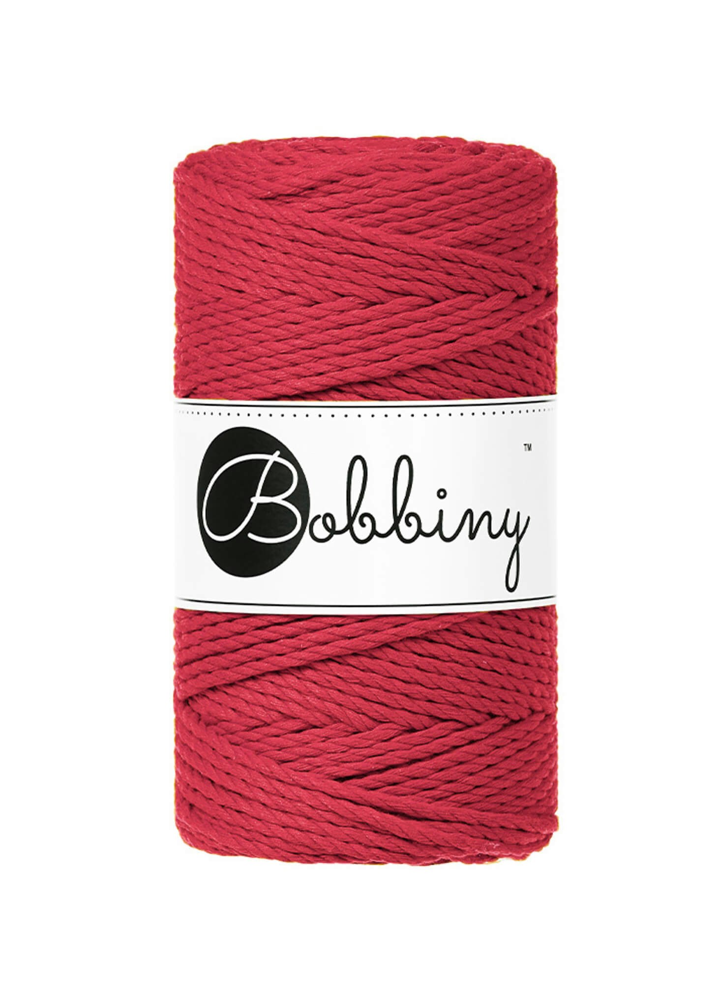 Bobbiny 3ply Macrame Rope Regular 3 mm - trippeltvinnat makramégarn