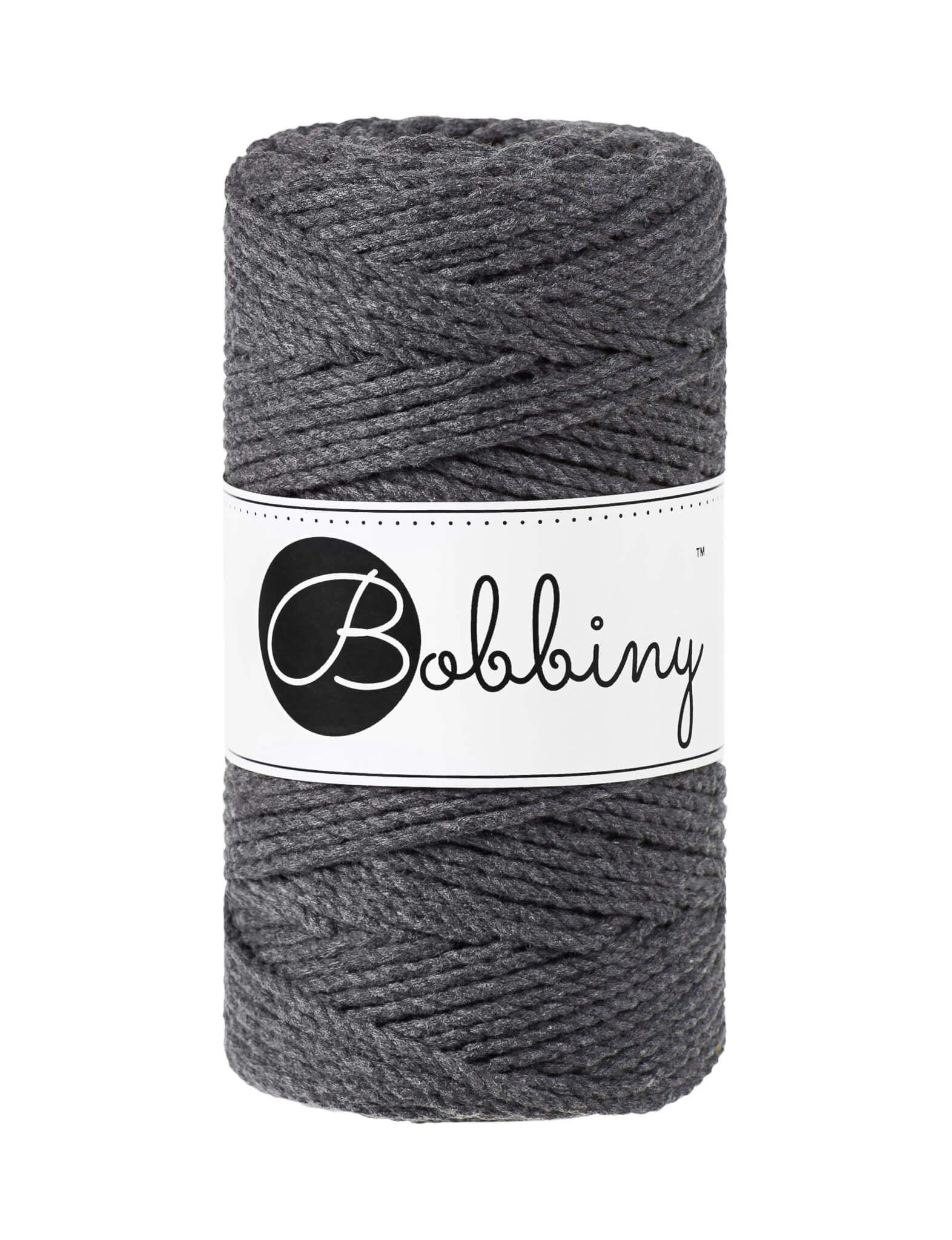Bobbiny 3ply Macrame Rope Regular 3 mm - trippeltvinnat makramégarn