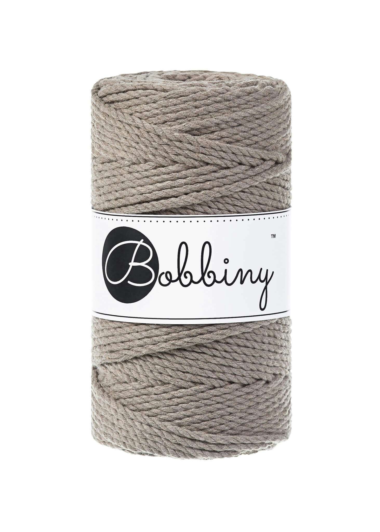 Bobbiny 3ply Macrame Rope Regular 3 mm - trippeltvinnat makramégarn