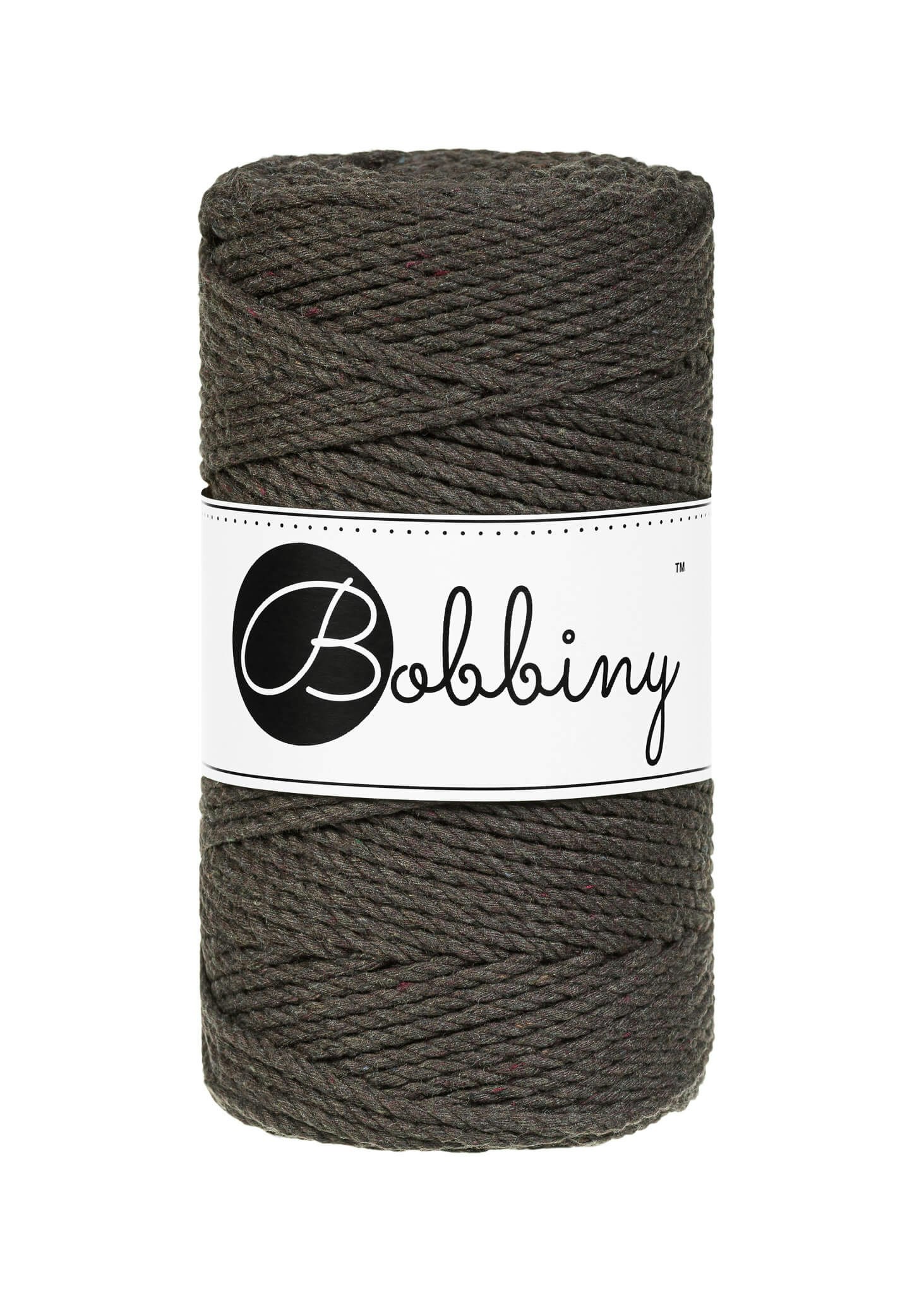 Bobbiny 3ply Macrame Rope Regular 3 mm - trippeltvinnat makramégarn