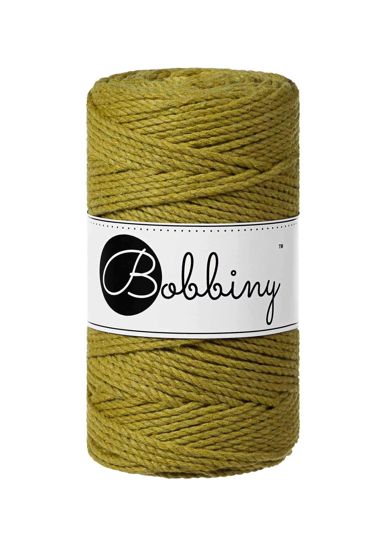 Bobbiny 3ply Macrame Rope Regular 3 mm - trippeltvinnat makramégarn