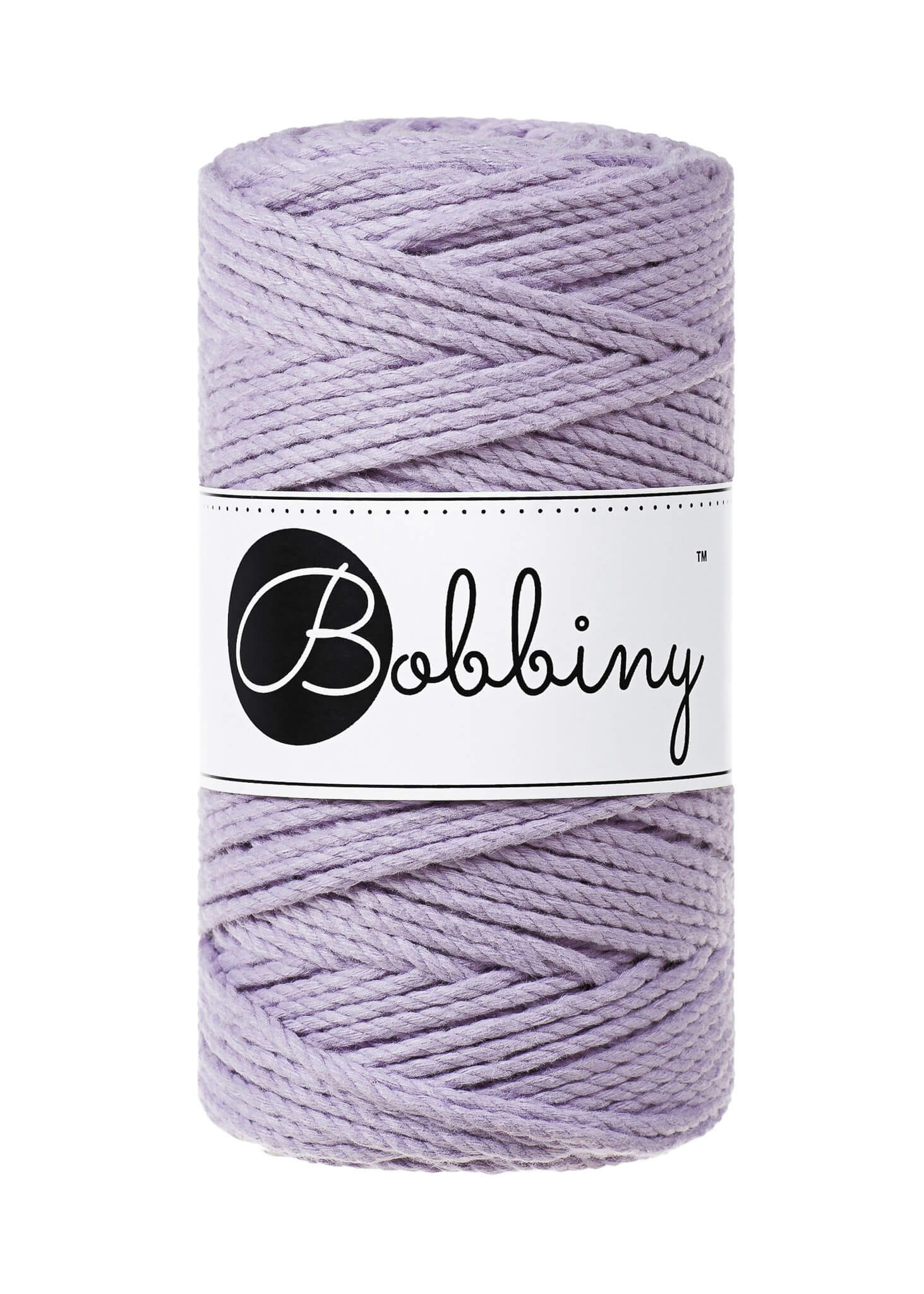 Bobbiny 3ply Macrame Rope Regular 3 mm - trippeltvinnat makramégarn