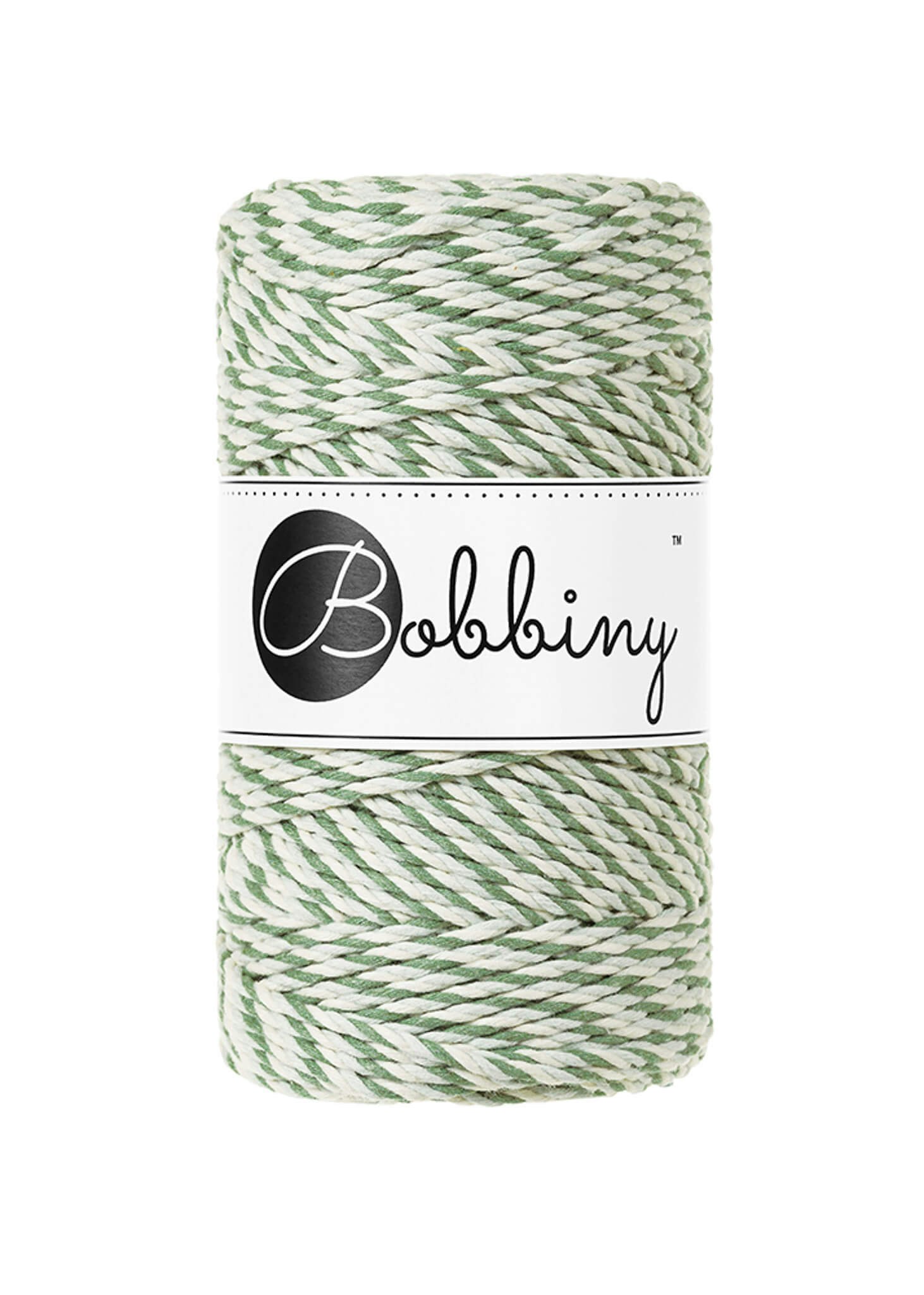 Bobbiny 3ply Macrame Rope Regular 3 mm - trippeltvinnat makramégarn
