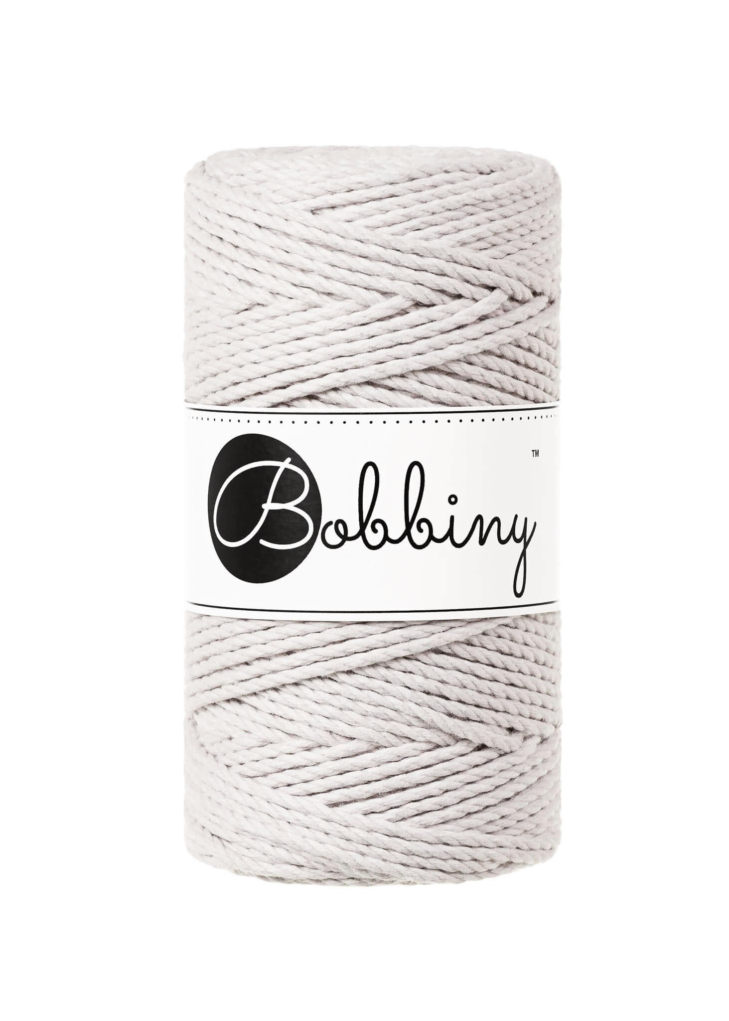 Bobbiny 3ply Macrame Rope Regular 3 mm - trippeltvinnat makramégarn