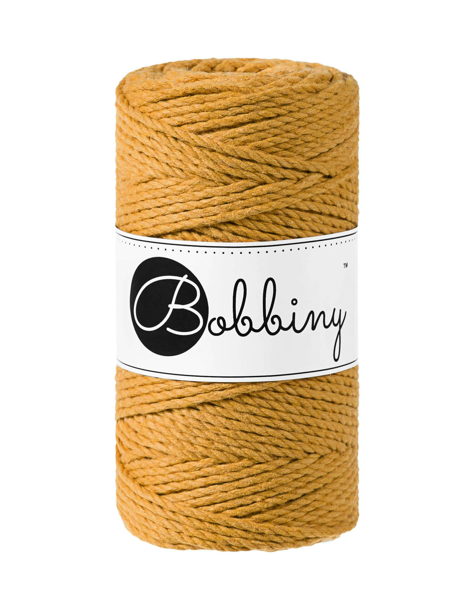 Bobbiny 3ply Macrame Rope Regular 3 mm - trippeltvinnat makramégarn