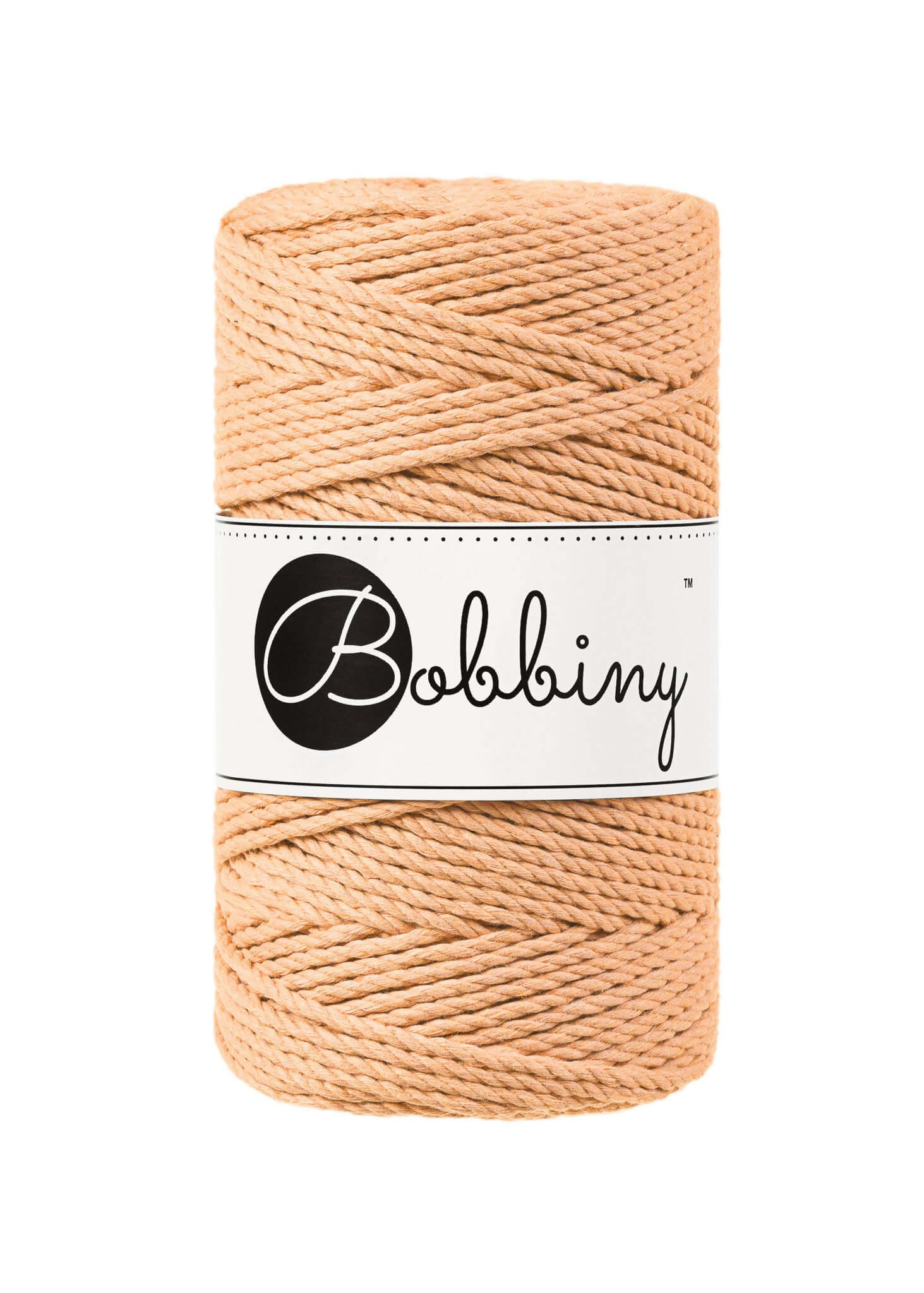 Bobbiny 3ply Macrame Rope Regular 3 mm - trippeltvinnat makramégarn