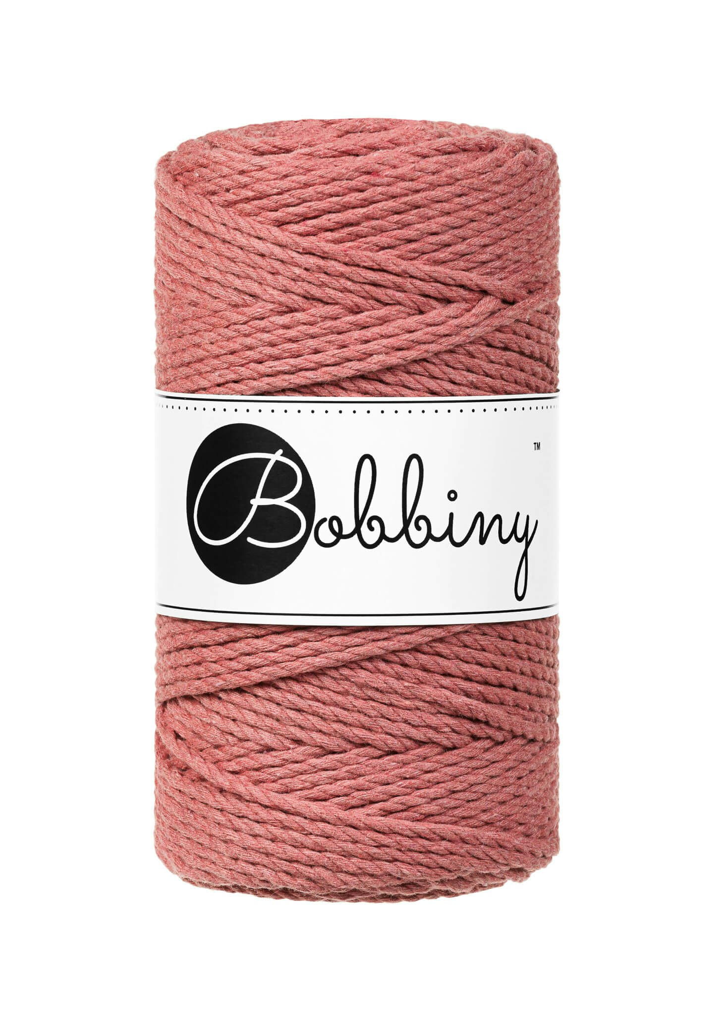 Bobbiny 3ply Macrame Rope Regular 3 mm - trippeltvinnat makramégarn