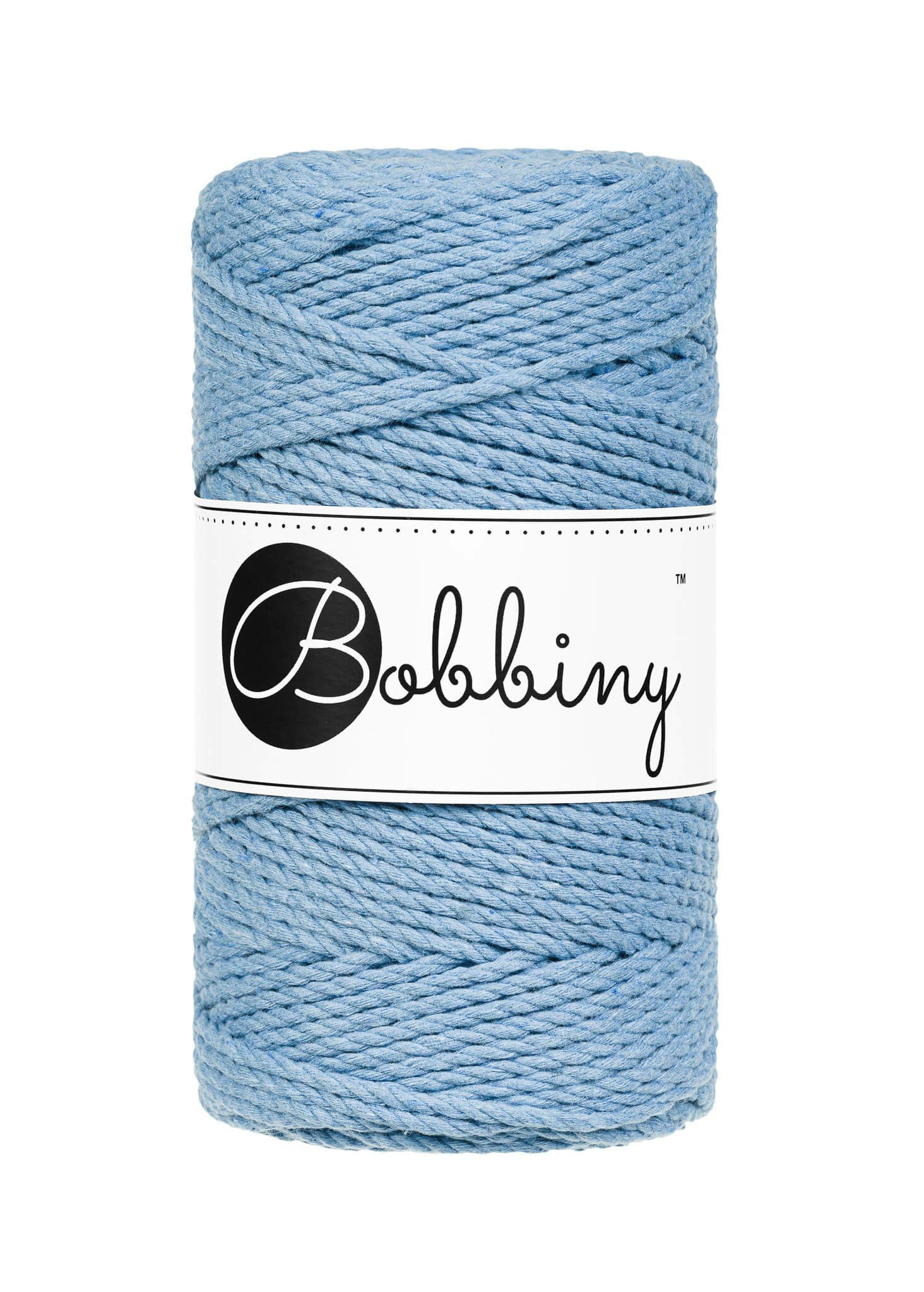 Bobbiny 3ply Macrame Rope Regular 3 mm - trippeltvinnat makramégarn
