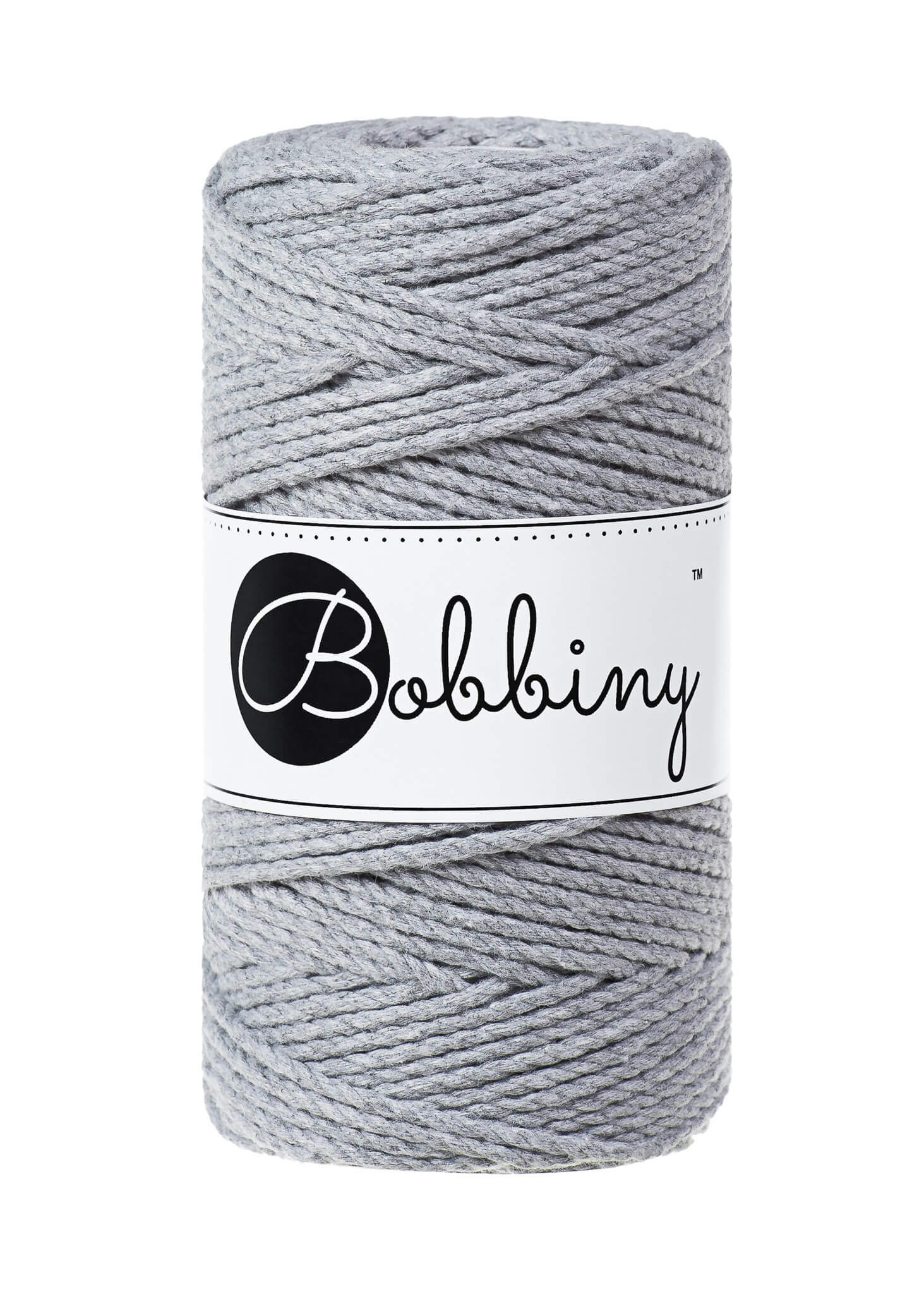 Bobbiny 3ply Macrame Rope Regular 3 mm - trippeltvinnat makramégarn