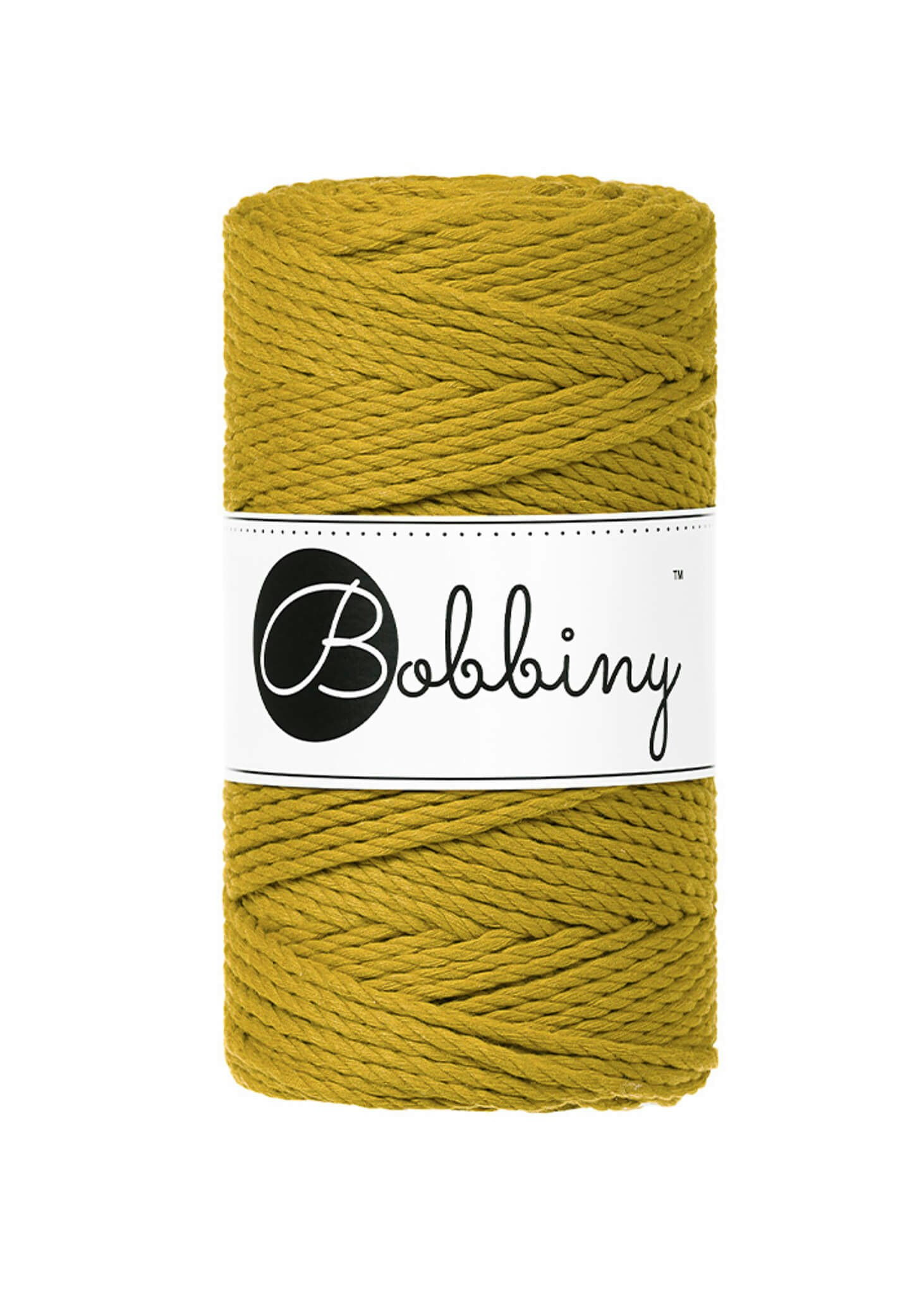 Bobbiny 3ply Macrame Rope Regular 3 mm - trippeltvinnat makramégarn