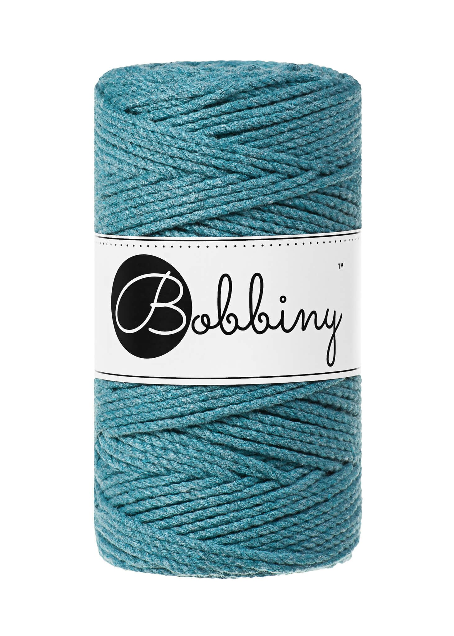 Bobbiny 3ply Macrame Rope Regular 3 mm - trippeltvinnat makramégarn