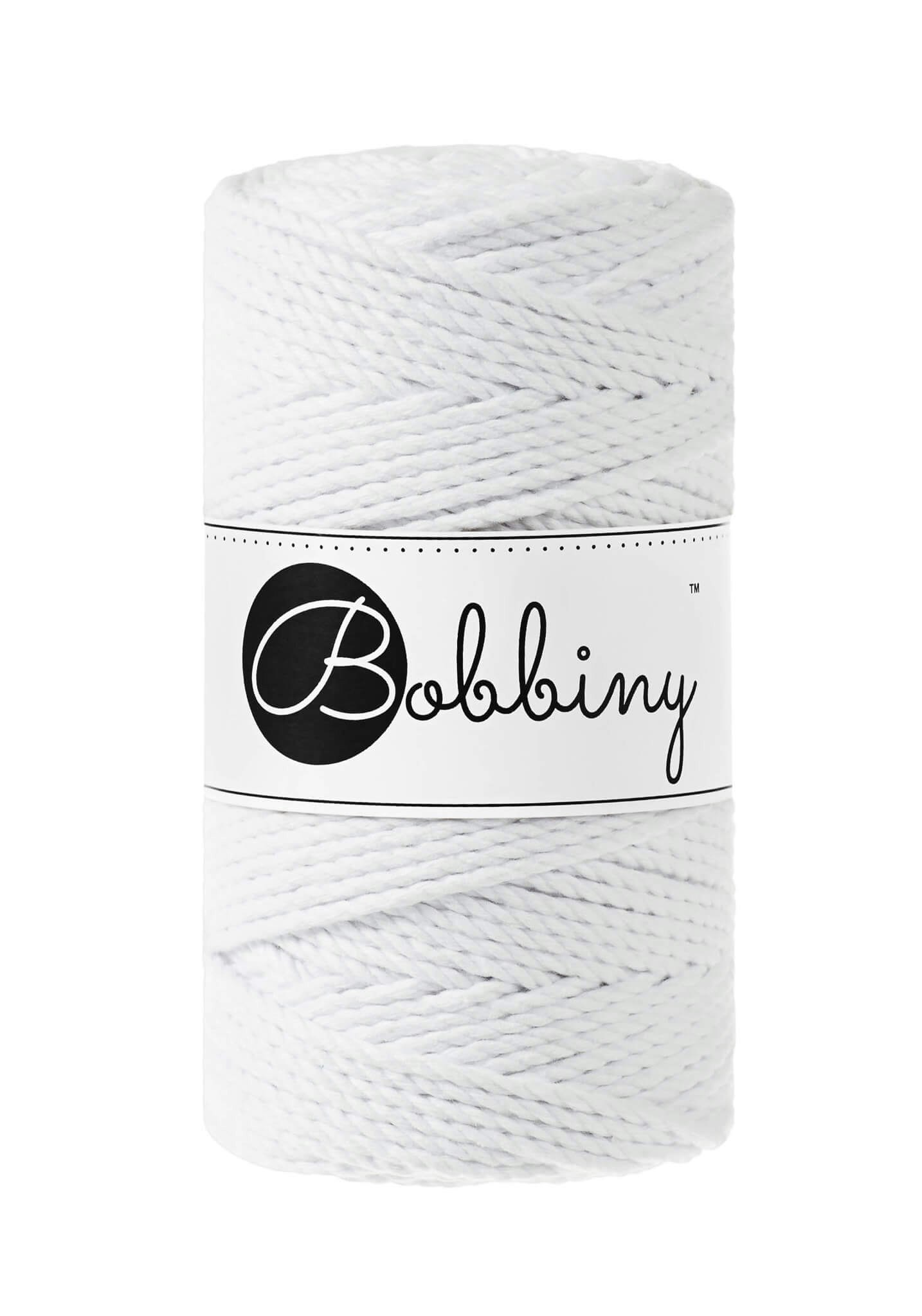 Bobbiny 3ply Macrame Rope Regular 3 mm - trippeltvinnat makramégarn