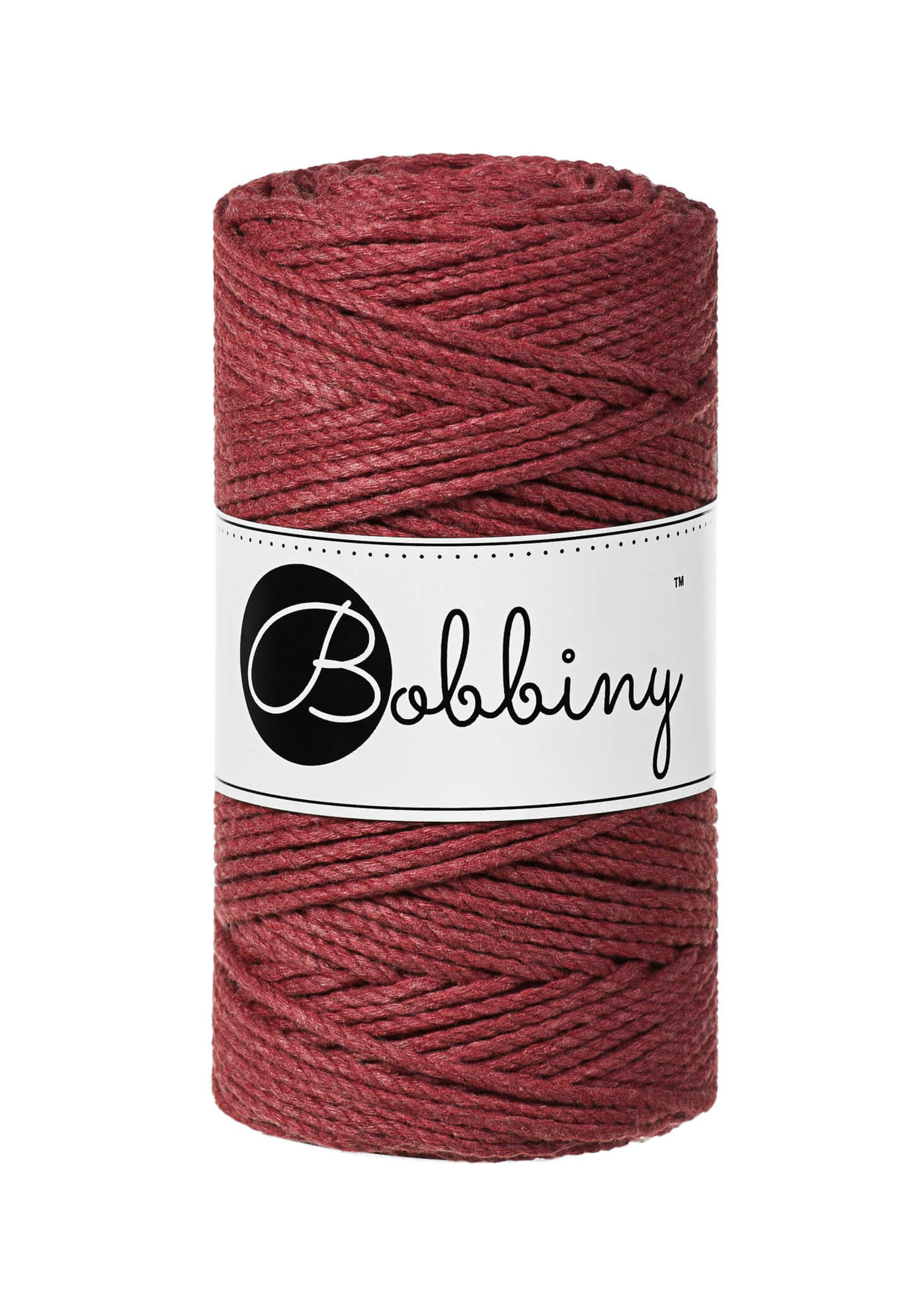 Bobbiny 3ply Macrame Rope Regular 3 mm - trippeltvinnat makramégarn