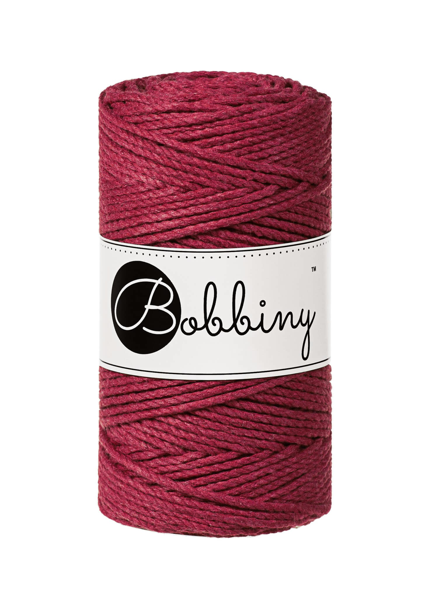 Bobbiny 3ply Macrame Rope Regular 3 mm - trippeltvinnat makramégarn