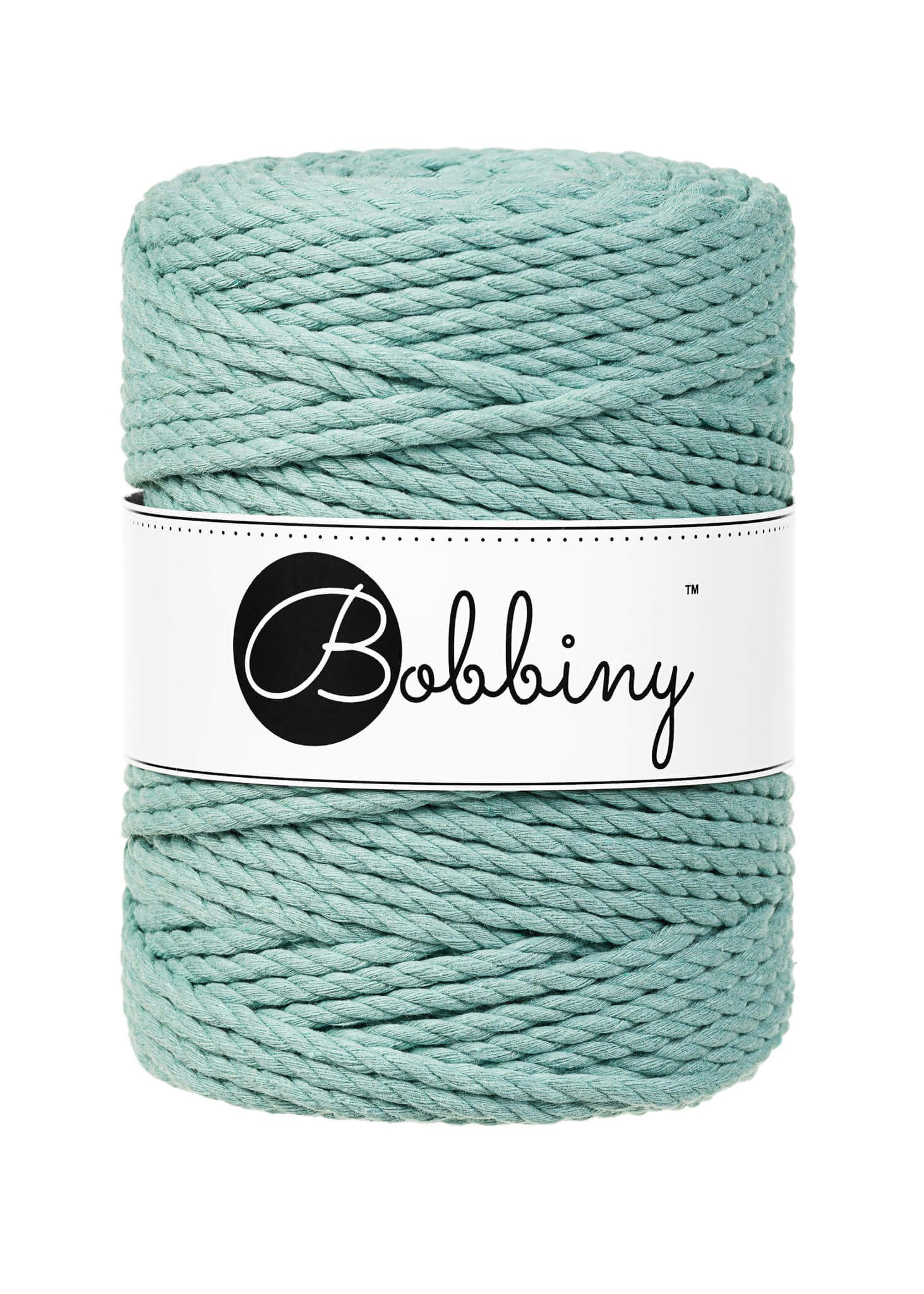 Bobbiny 3ply Macrame Rope XXL 5 mm - trippeltvinnat makramégarn