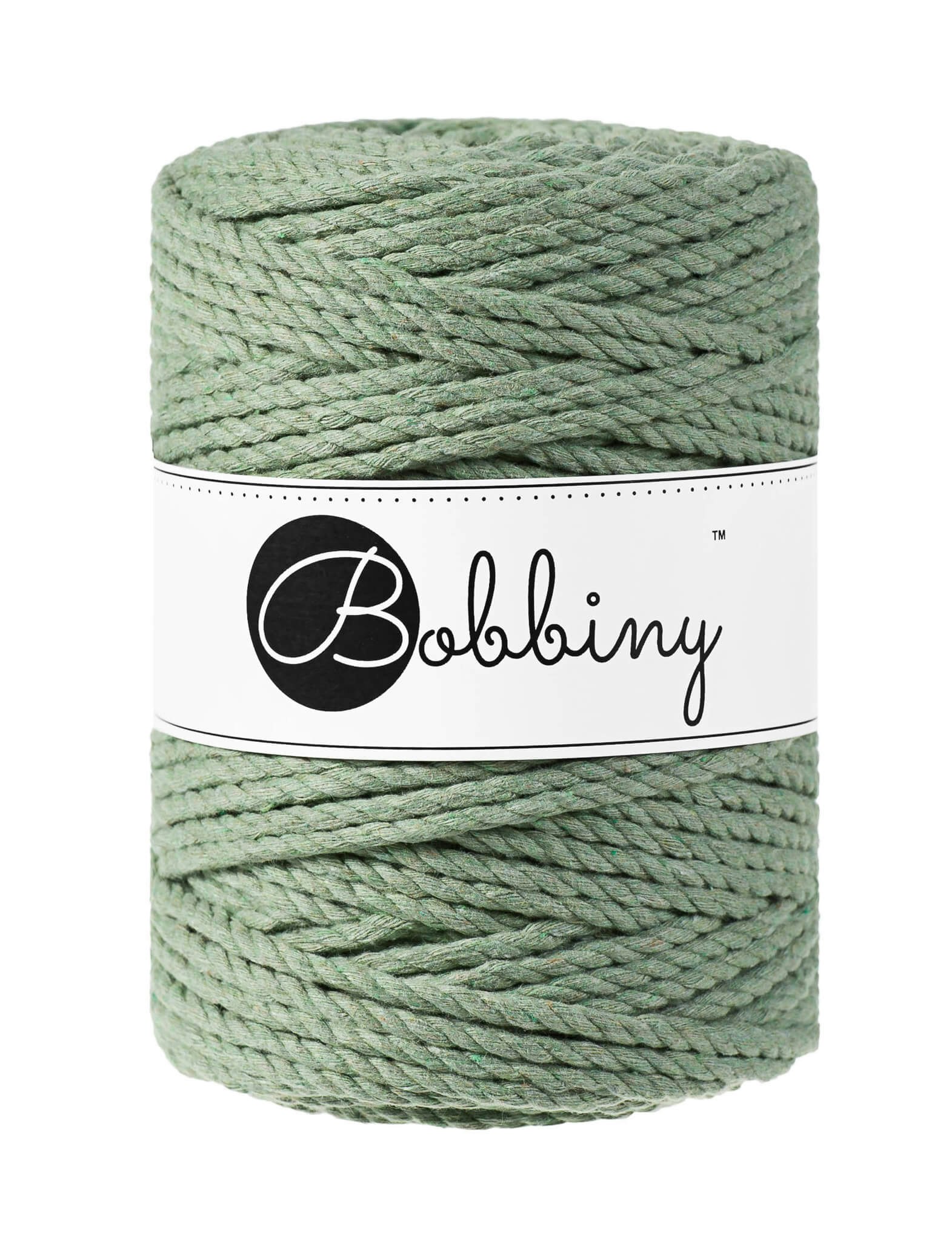 Bobbiny 3ply Macrame Rope XXL 5 mm - trippeltvinnat makramégarn
