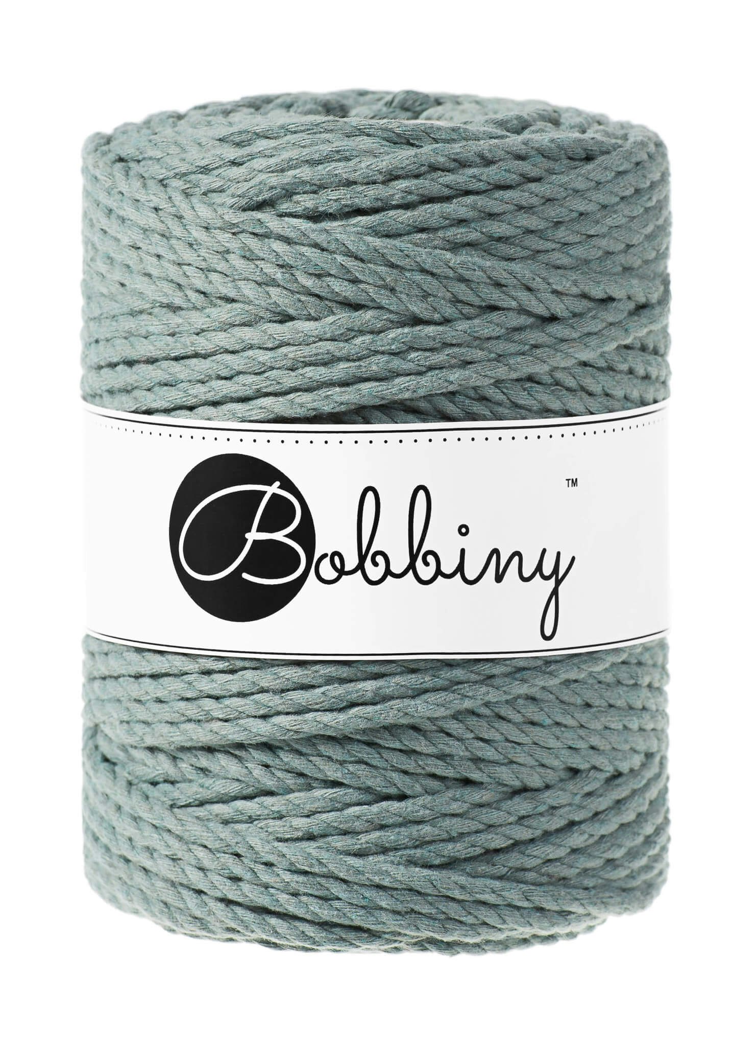 Bobbiny 3ply Macrame Rope XXL 5 mm - trippeltvinnat makramégarn