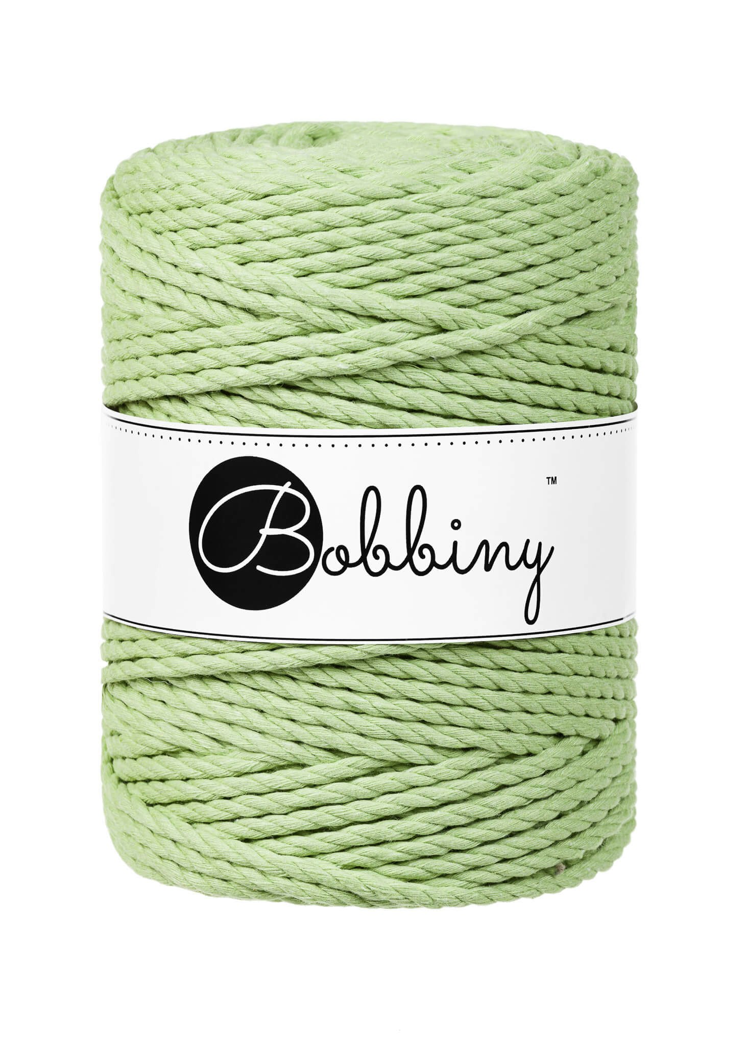 Bobbiny 3ply Macrame Rope XXL 5 mm - trippeltvinnat makramégarn
