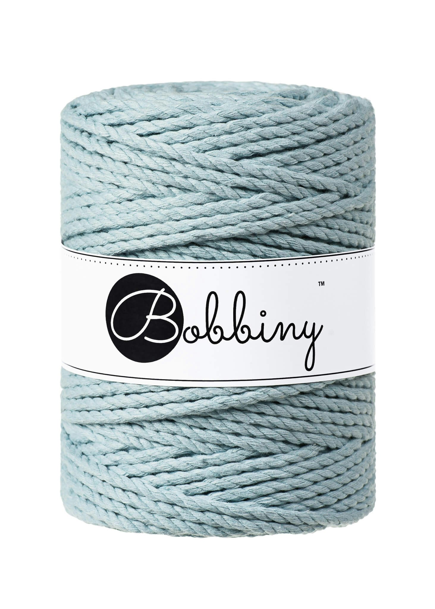 Bobbiny 3ply Macrame Rope XXL 5 mm - trippeltvinnat makramégarn