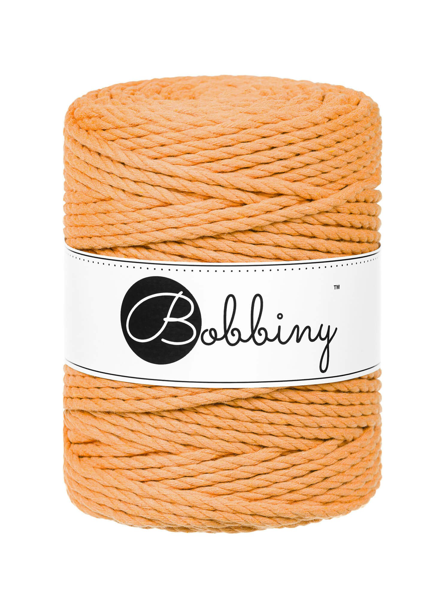 Bobbiny 3ply Macrame Rope XXL 5 mm - trippeltvinnat makramégarn