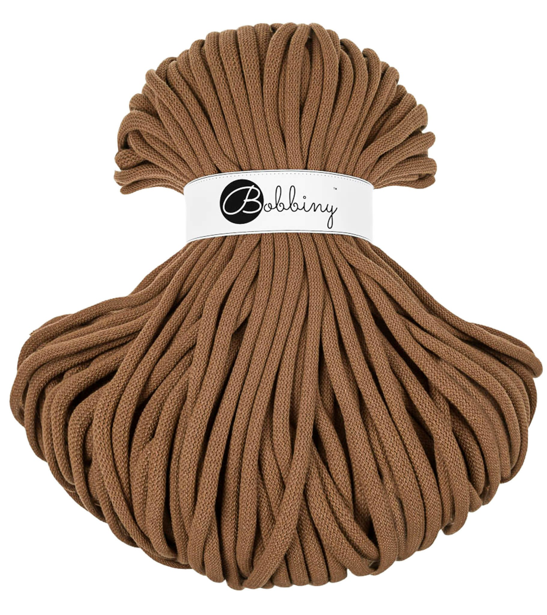 Bobbiny Braided Cord Jumbo 9 mm - flätat bomullsgarn - beställningsvara