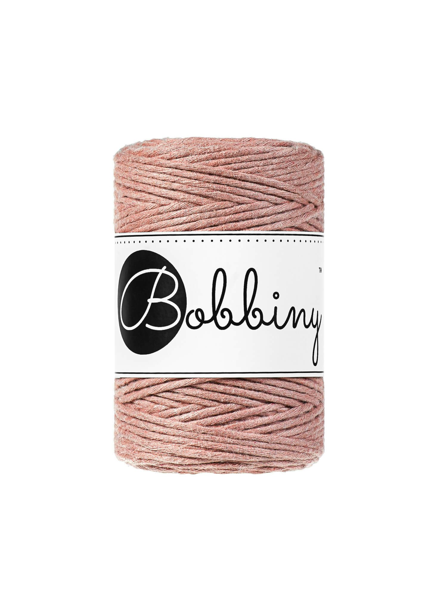 Bobbiny Single Twist Macrame Cord Baby 1.5 mm - enkeltvinnat makramégarn