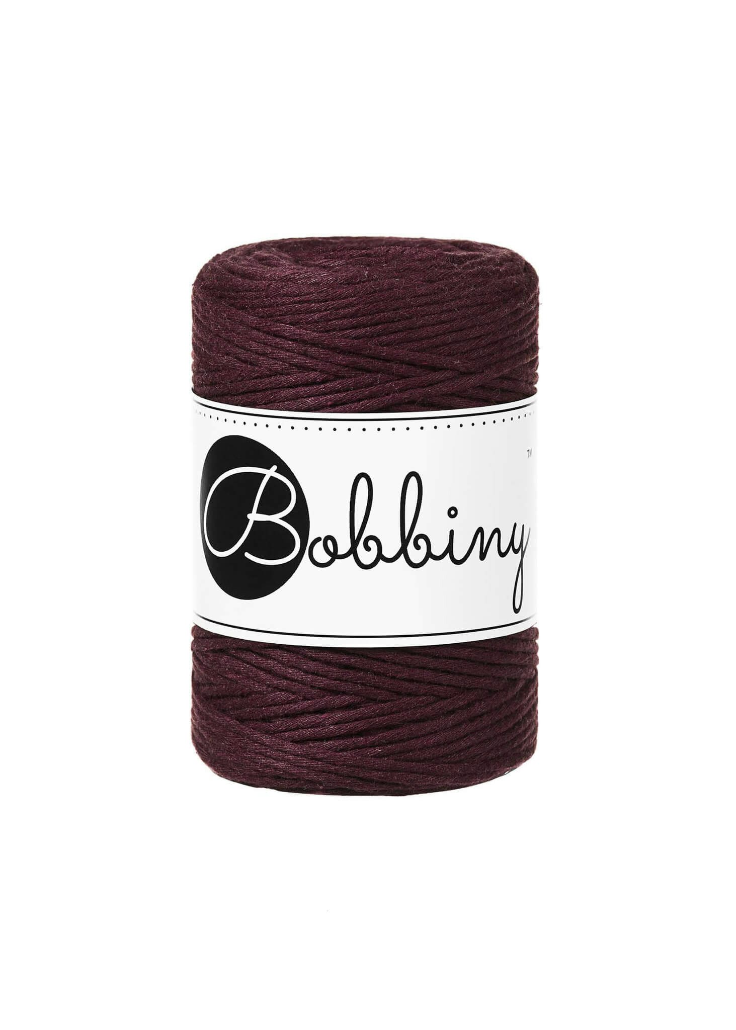 Bobbiny Single Twist Macrame Cord Baby 1.5 mm - enkeltvinnat makramégarn