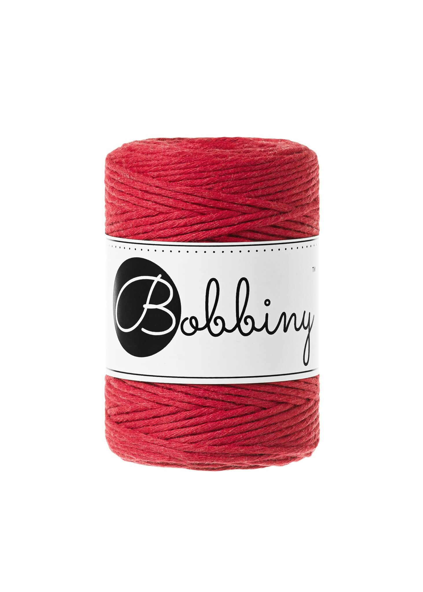 Bobbiny Single Twist Macrame Cord Baby 1.5 mm - enkeltvinnat makramégarn