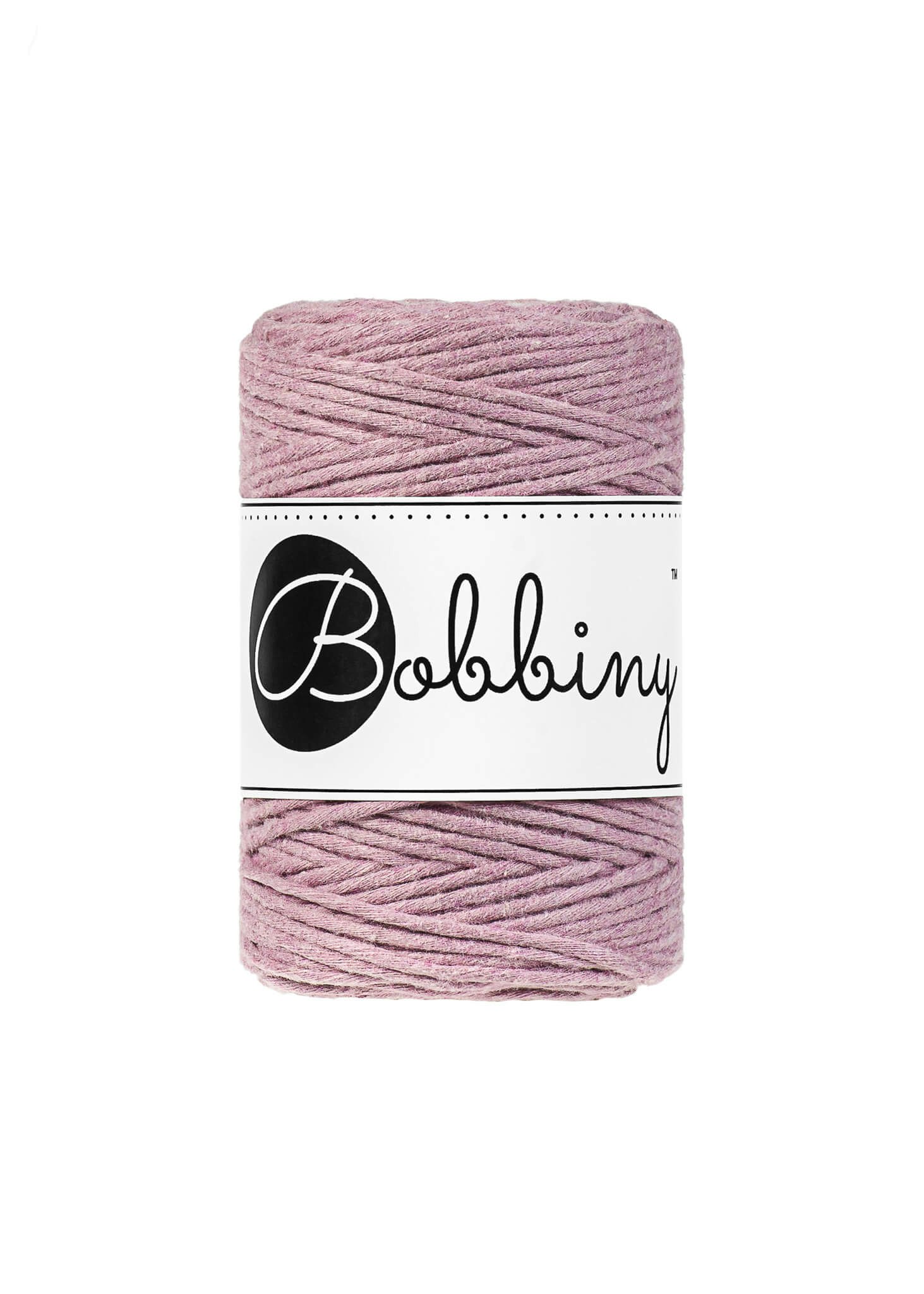 Bobbiny Single Twist Macrame Cord Baby 1.5 mm - enkeltvinnat makramégarn