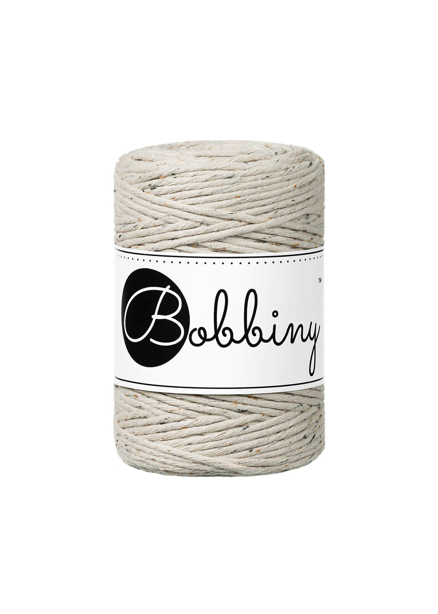 Bobbiny Single Twist Macrame Cord Baby 1.5 mm - enkeltvinnat makramégarn