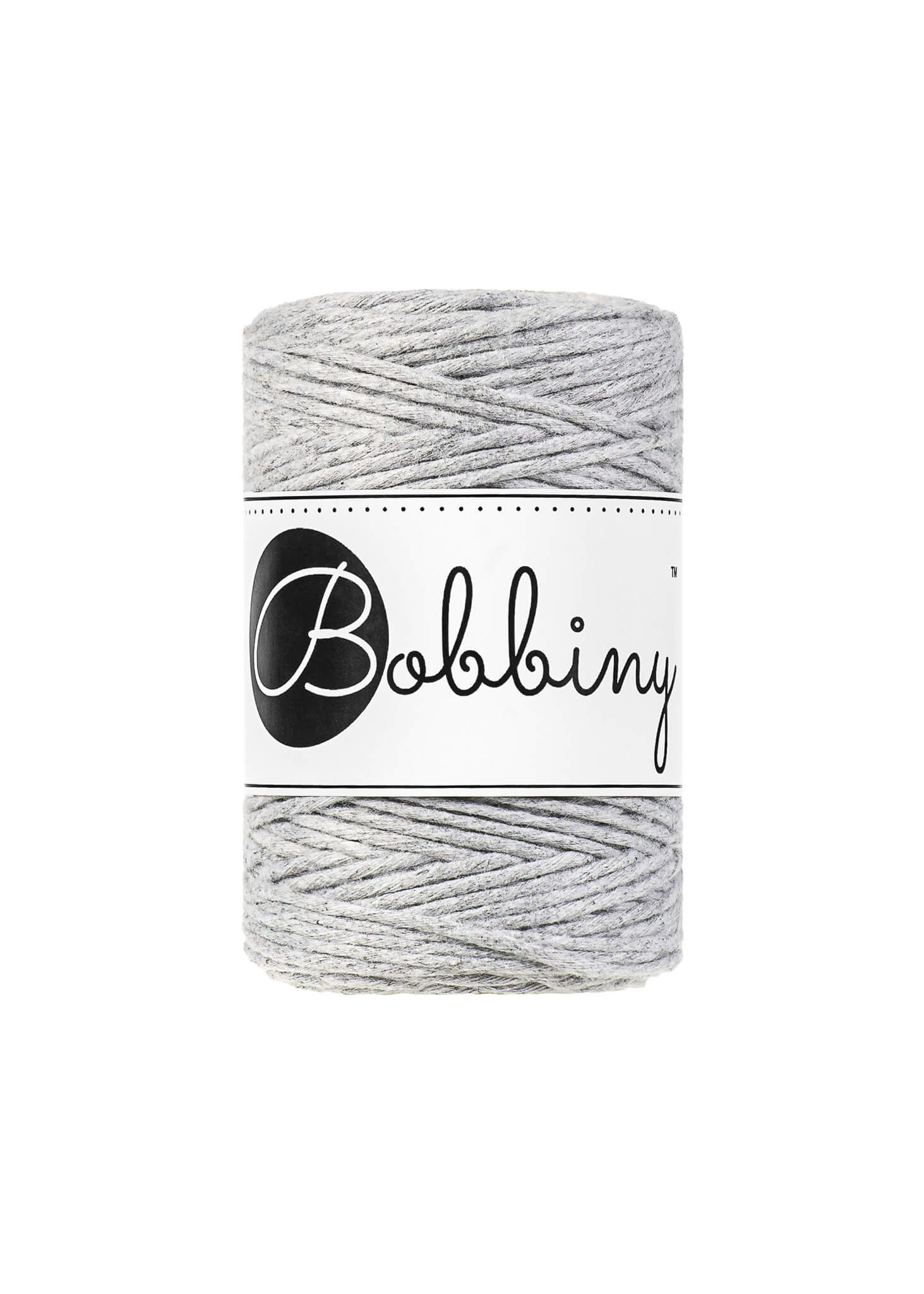 Bobbiny Single Twist Macrame Cord Baby 1.5 mm - enkeltvinnat makramégarn