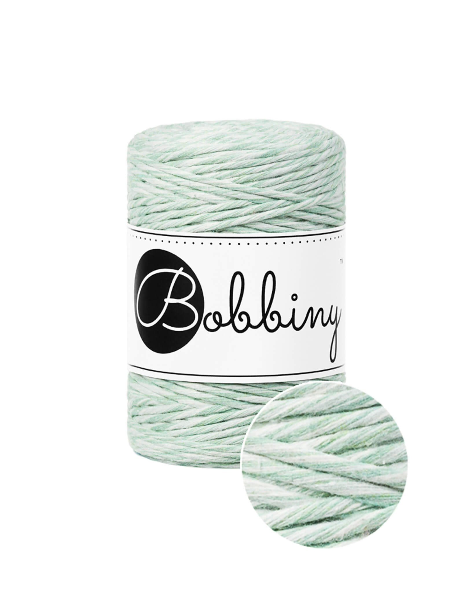 Bobbiny Single Twist Macrame Cord Baby 1.5 mm - enkeltvinnat makramégarn