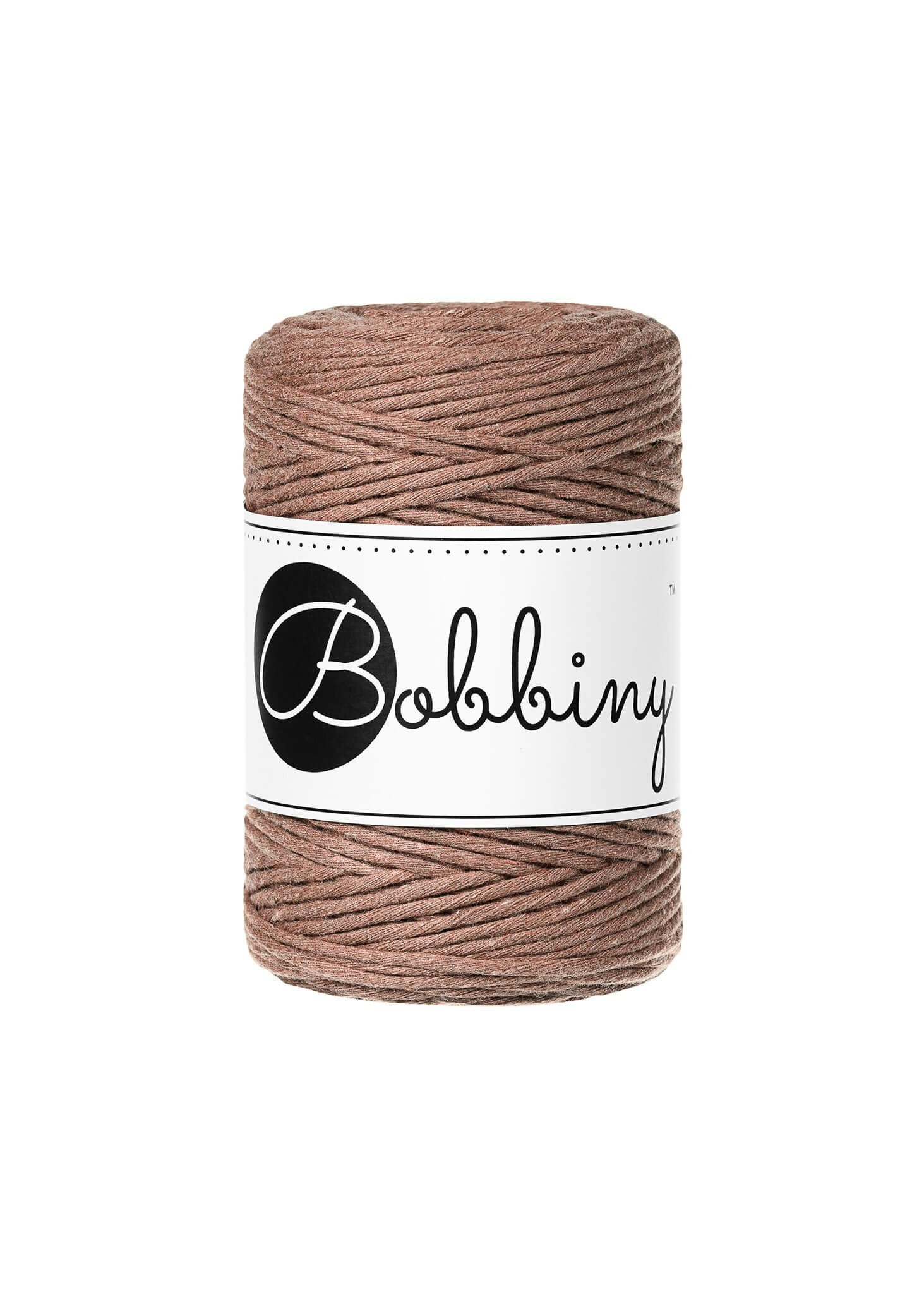 Bobbiny Single Twist Macrame Cord Baby 1.5 mm - enkeltvinnat makramégarn
