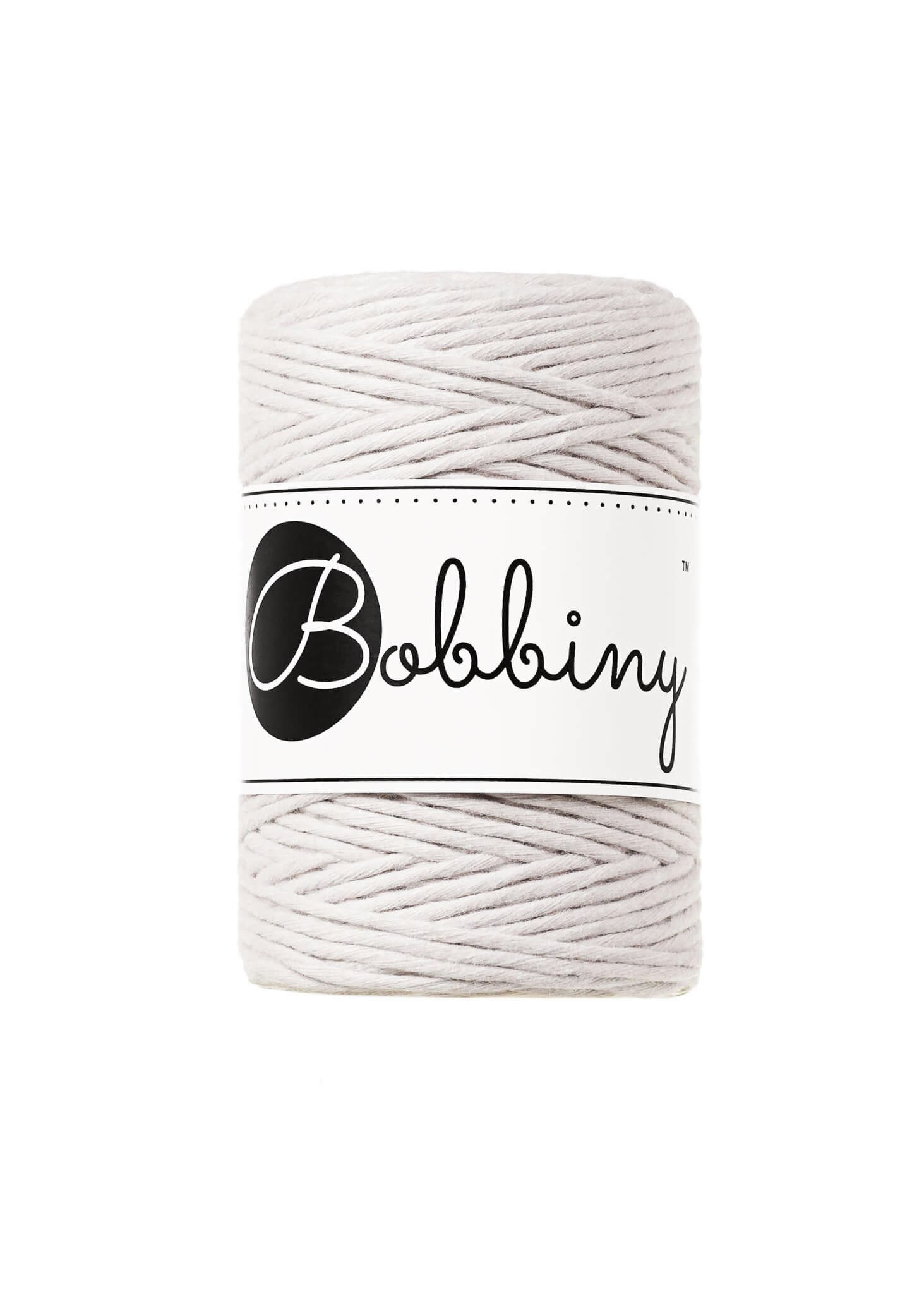 Bobbiny Single Twist Macrame Cord Baby 1.5 mm - enkeltvinnat makramégarn