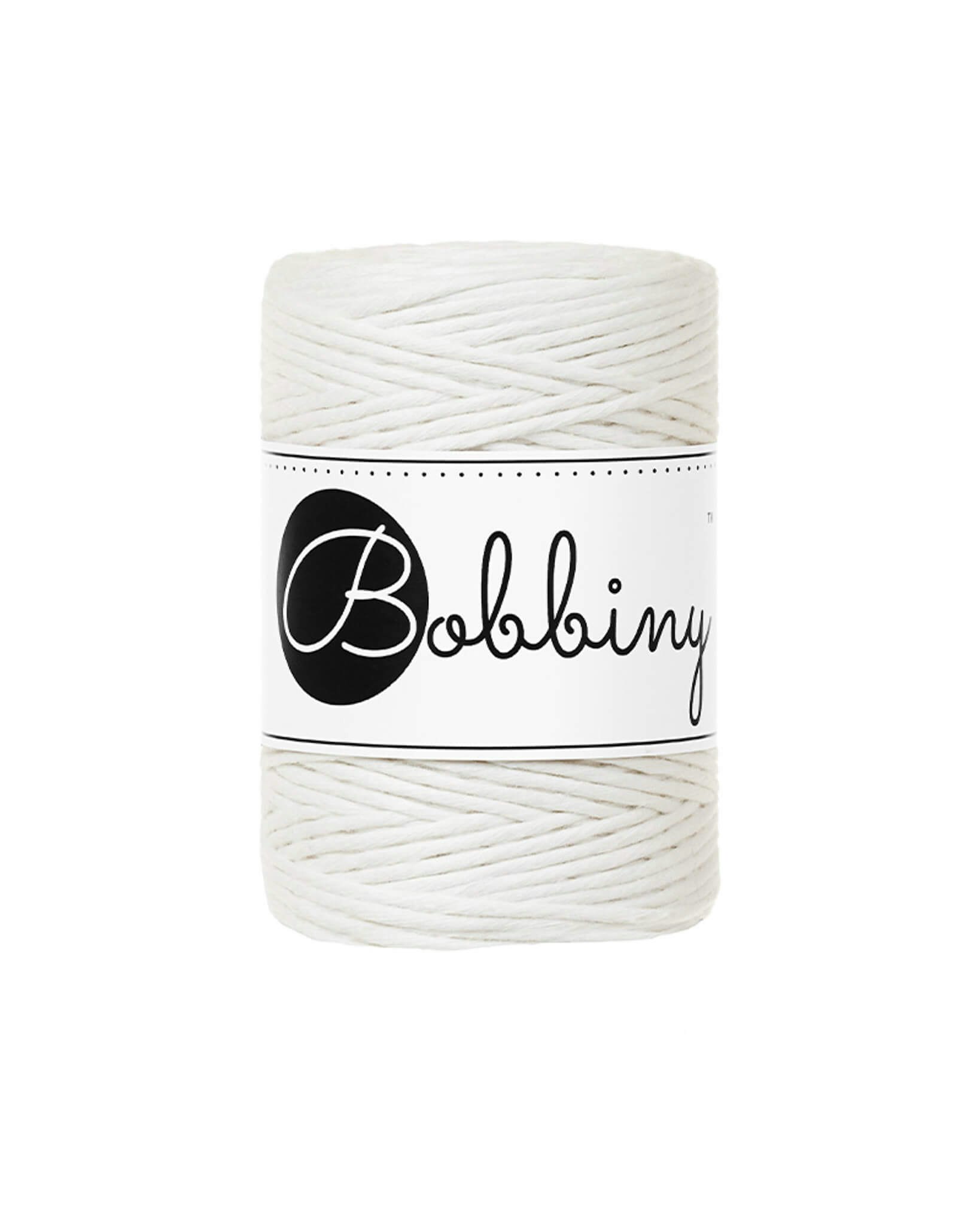 Bobbiny Single Twist Macrame Cord Baby 1.5 mm - enkeltvinnat makramégarn