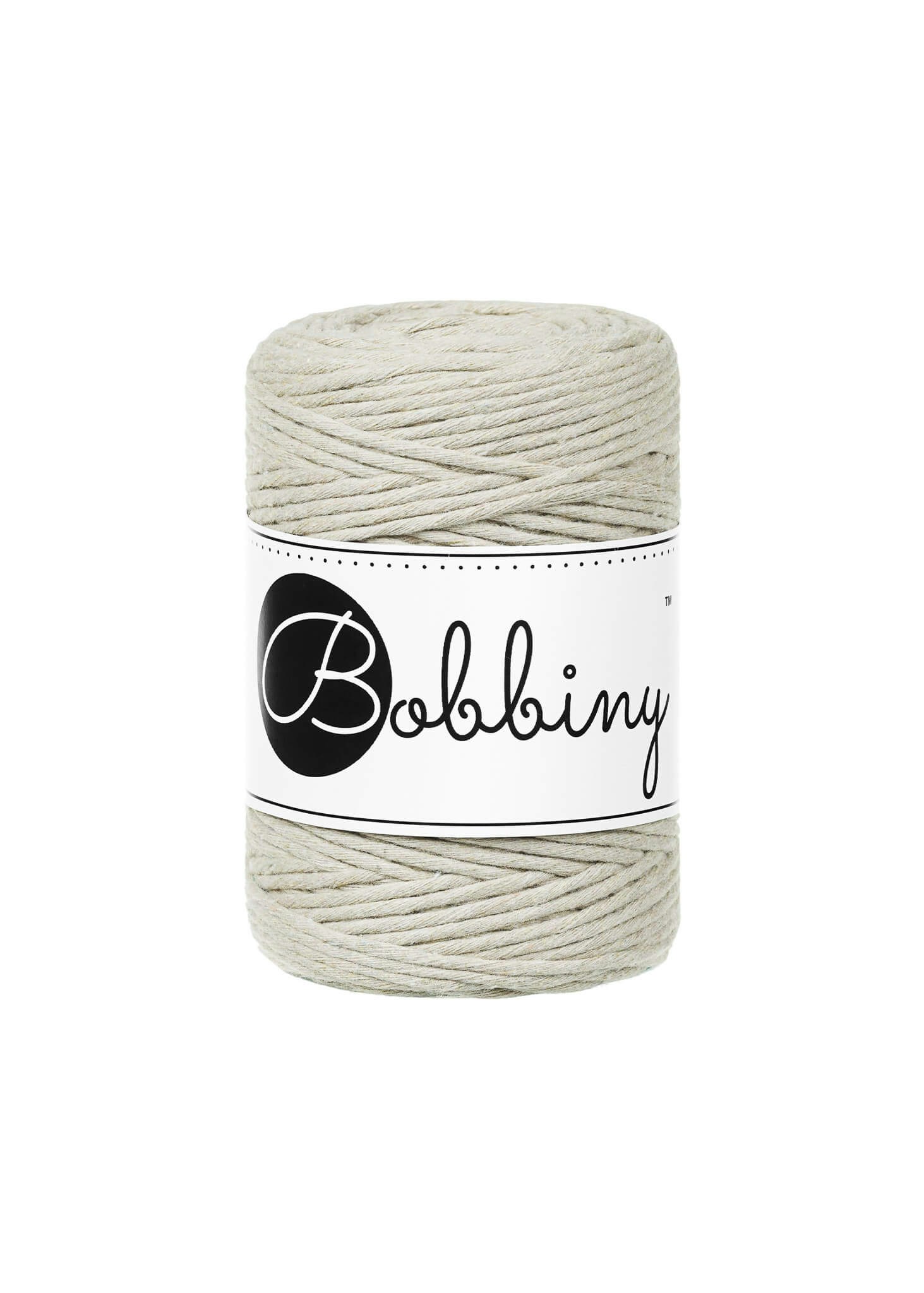 Bobbiny Single Twist Macrame Cord Baby 1.5 mm - enkeltvinnat makramégarn
