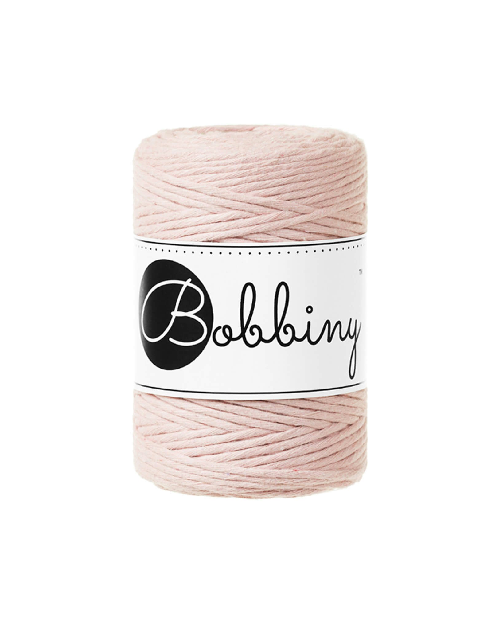Bobbiny Single Twist Macrame Cord Baby 1.5 mm - enkeltvinnat makramégarn