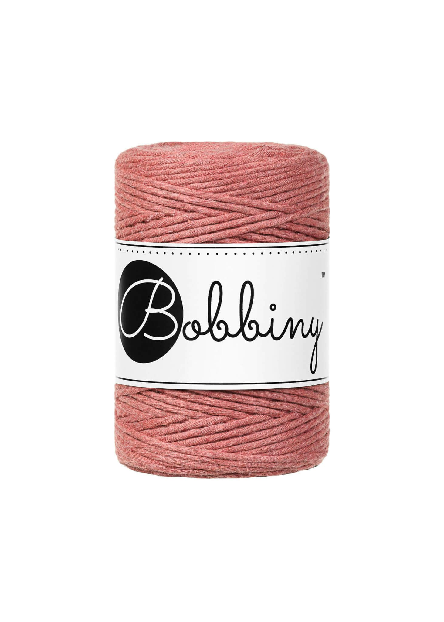 Bobbiny Single Twist Macrame Cord Baby 1.5 mm - enkeltvinnat makramégarn