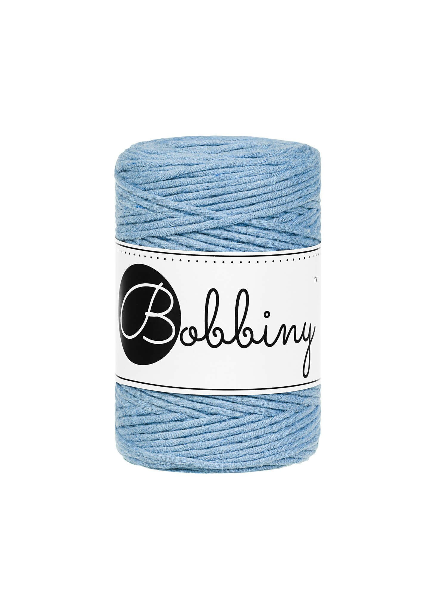 Bobbiny Single Twist Macrame Cord Baby 1.5 mm - enkeltvinnat makramégarn
