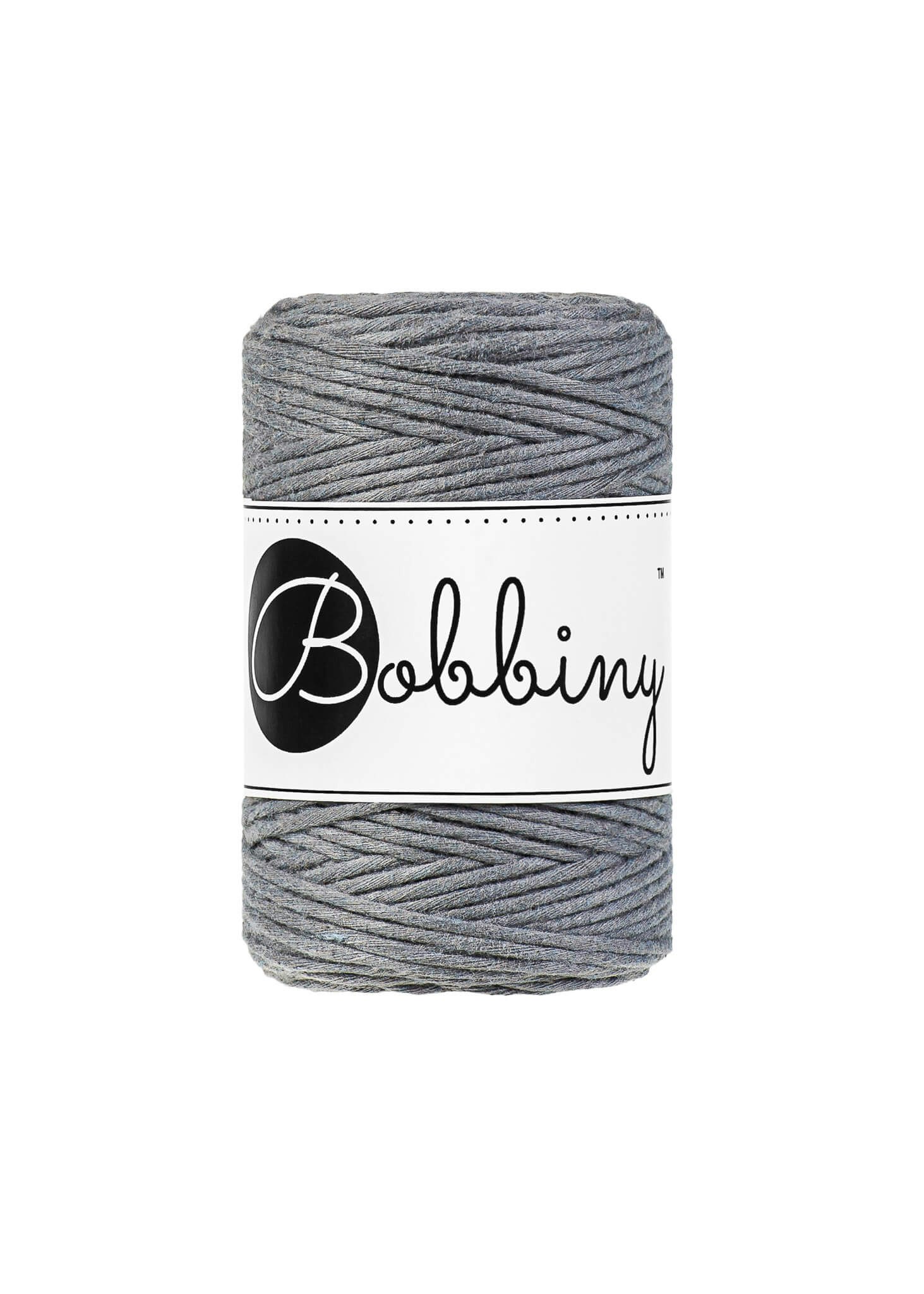 Bobbiny Single Twist Macrame Cord Baby 1.5 mm - enkeltvinnat makramégarn