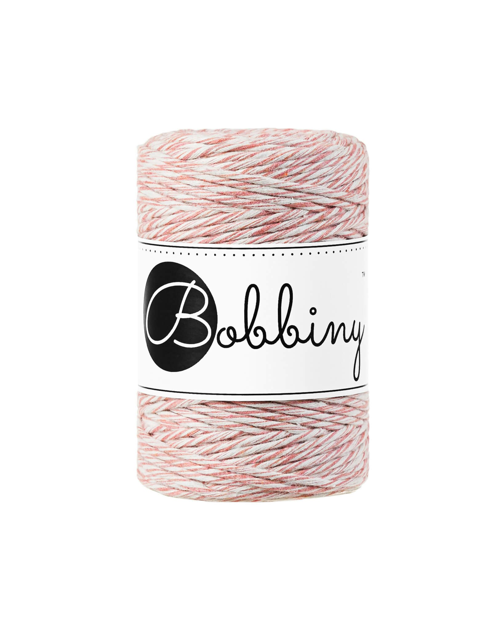 Bobbiny Single Twist Macrame Cord Baby 1.5 mm - enkeltvinnat makramégarn