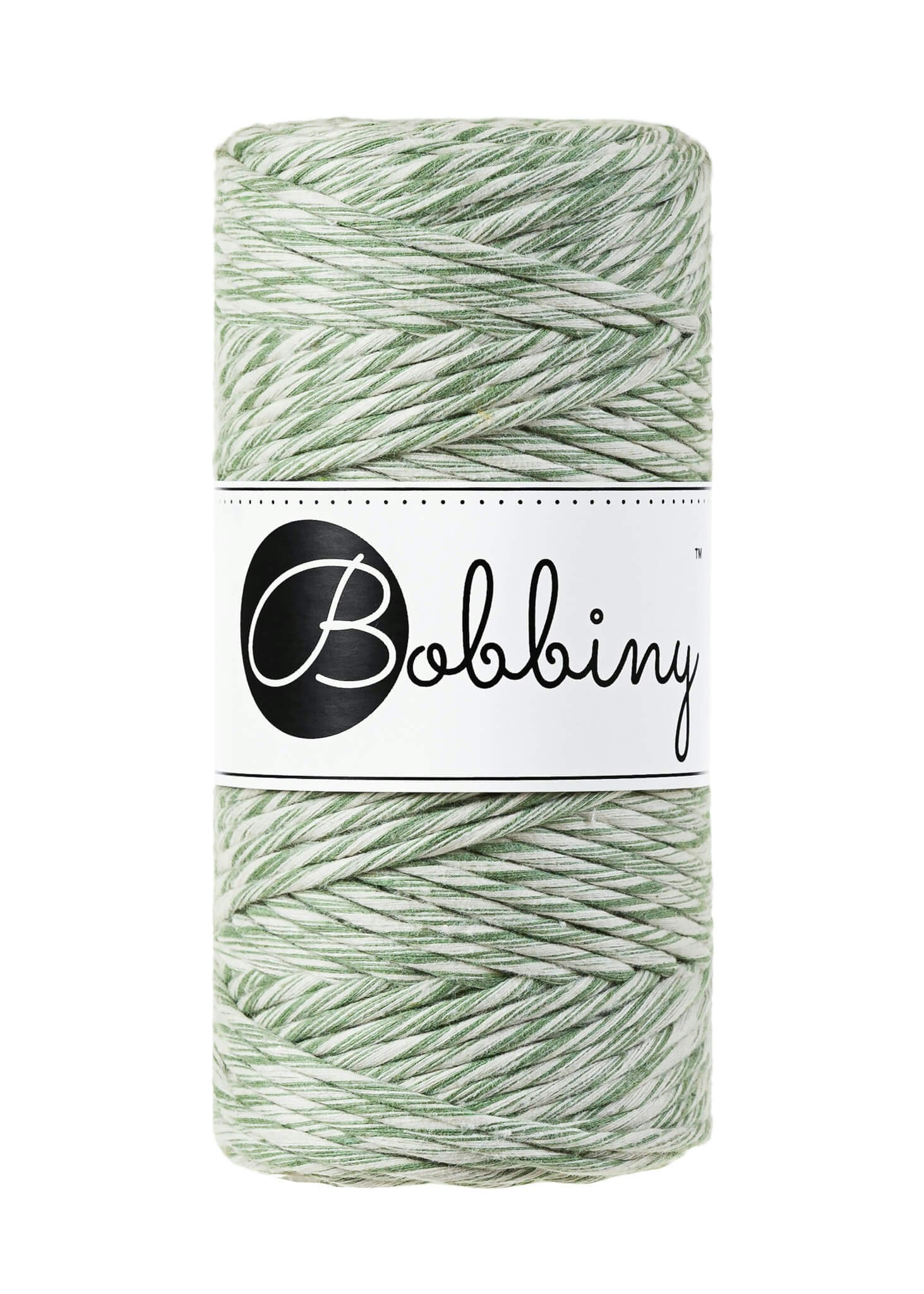 Bobbiny Single Twist Macrame Cord Regular 3 mm - enkeltvinnat makramégarn