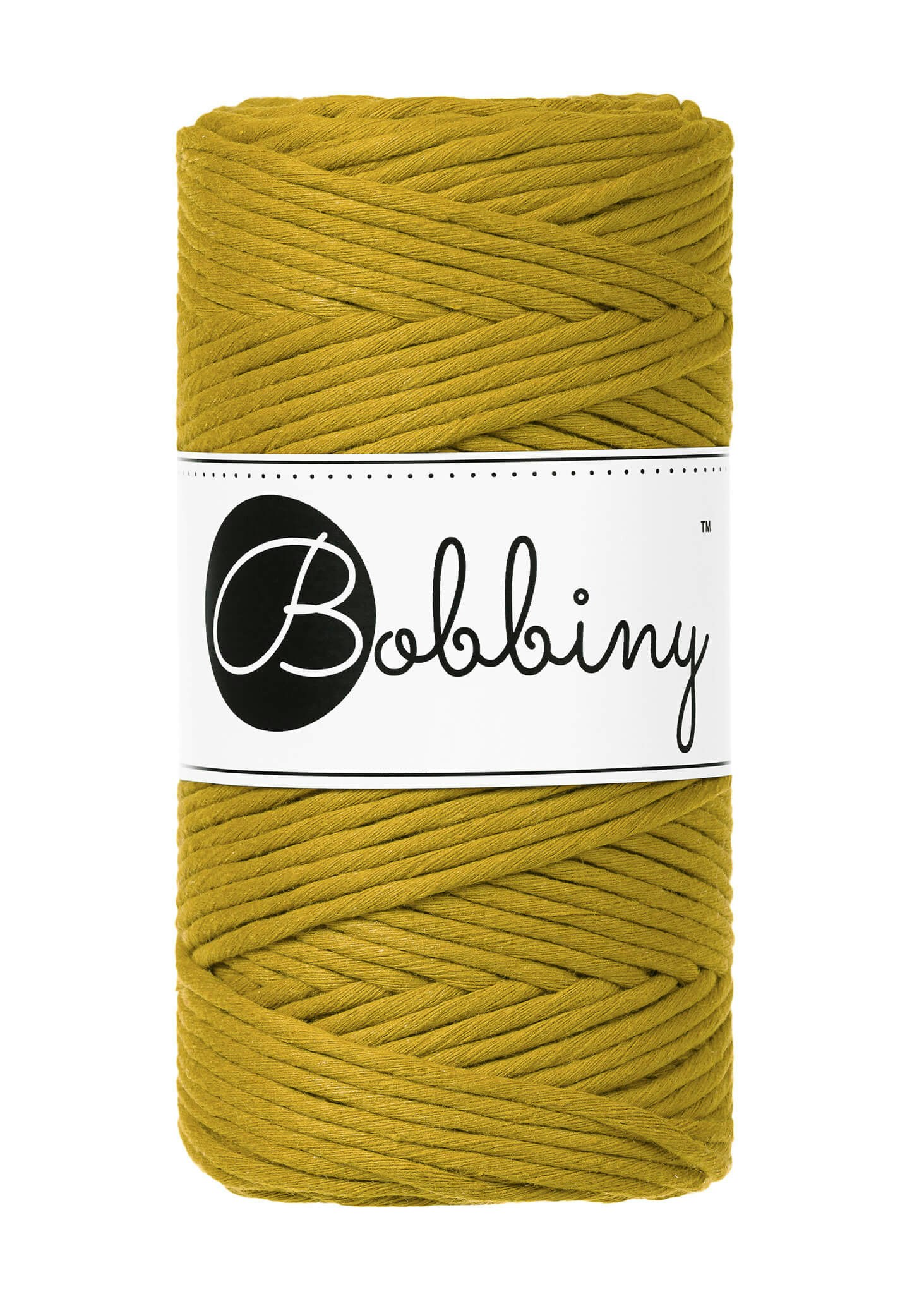 Bobbiny Single Twist Macrame Cord Regular 3 mm - enkeltvinnat makramégarn