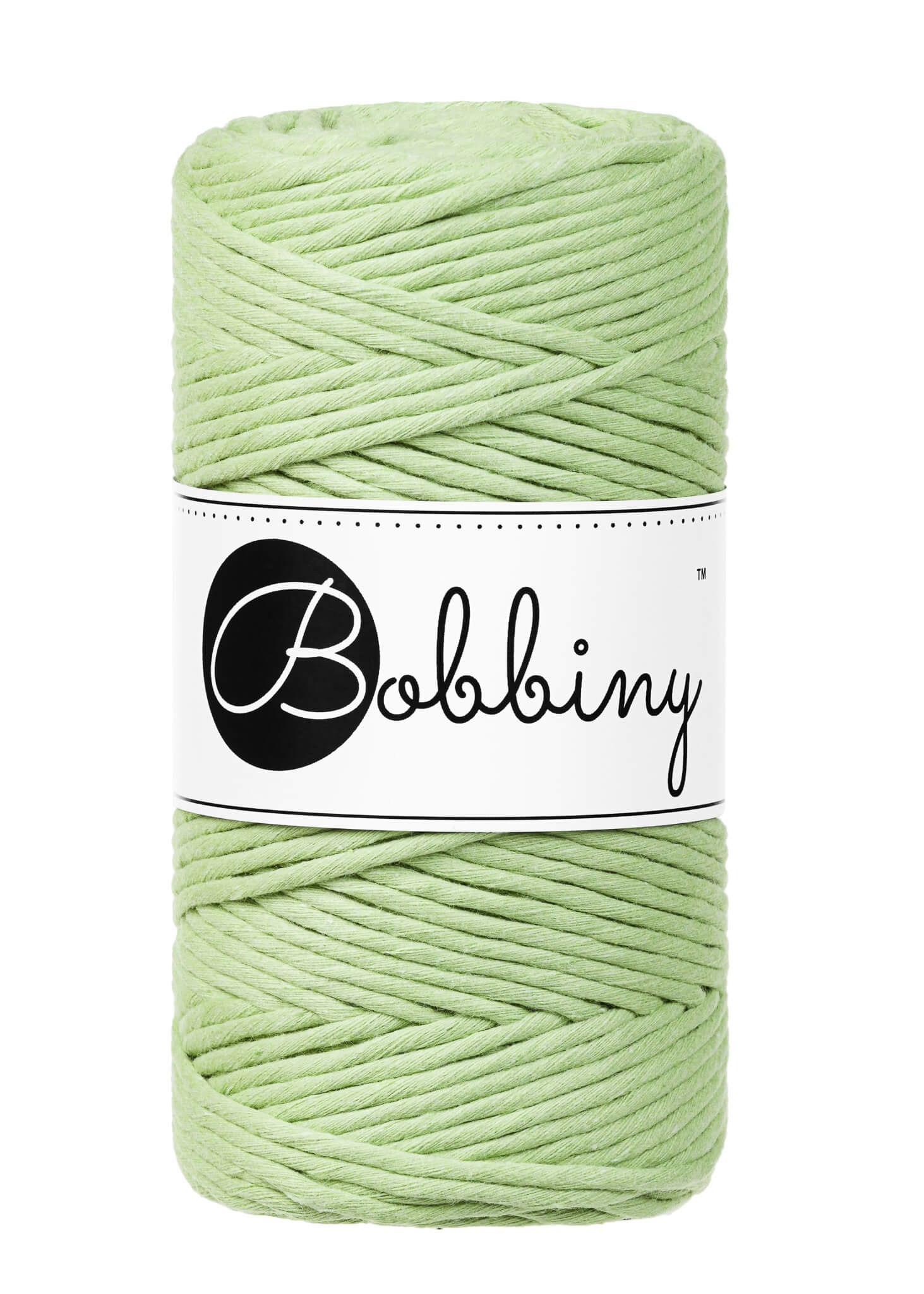 Bobbiny Single Twist Macrame Cord Regular 3 mm - enkeltvinnat makramégarn