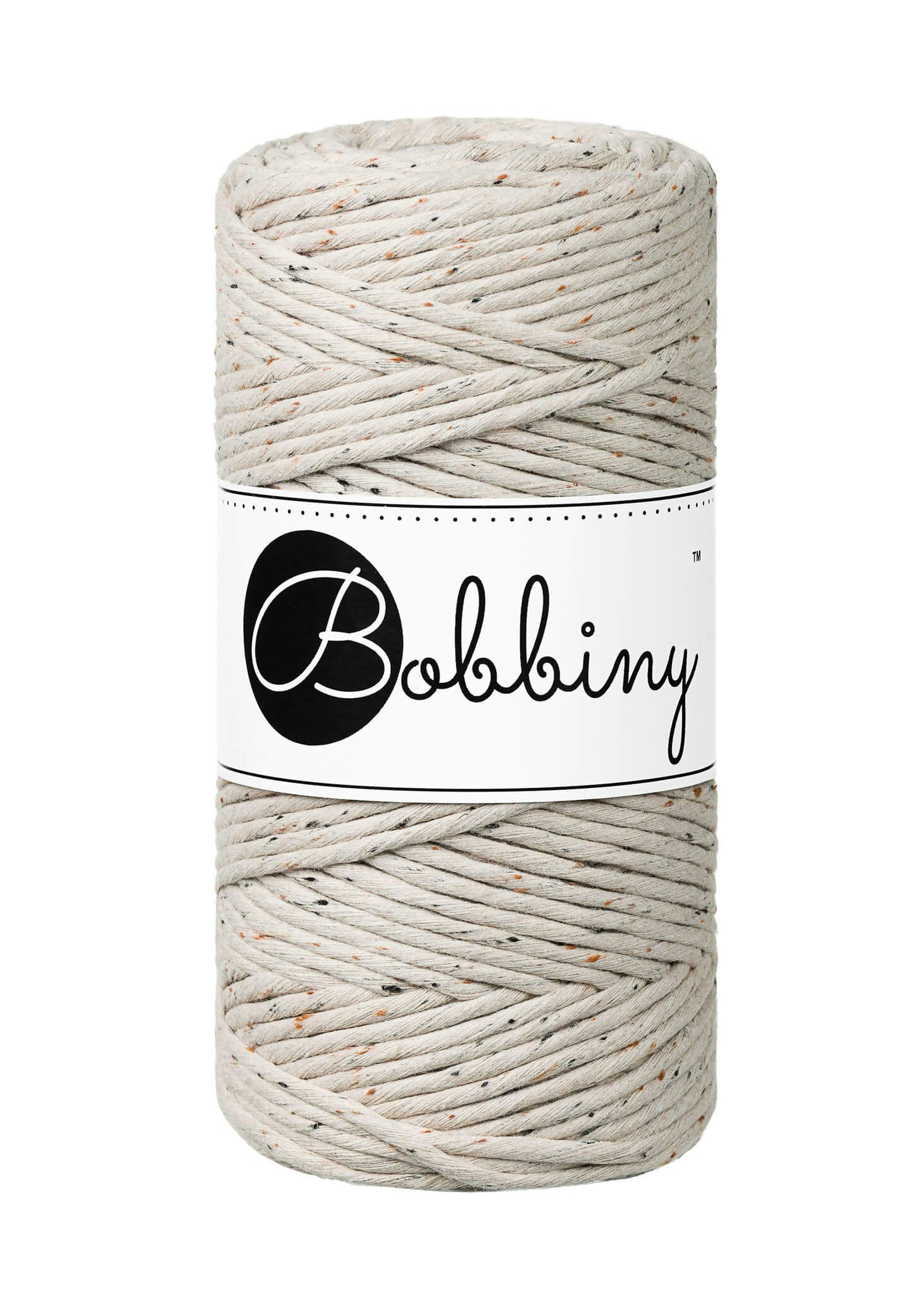 Bobbiny Single Twist Macrame Cord Regular 3 mm - enkeltvinnat makramégarn