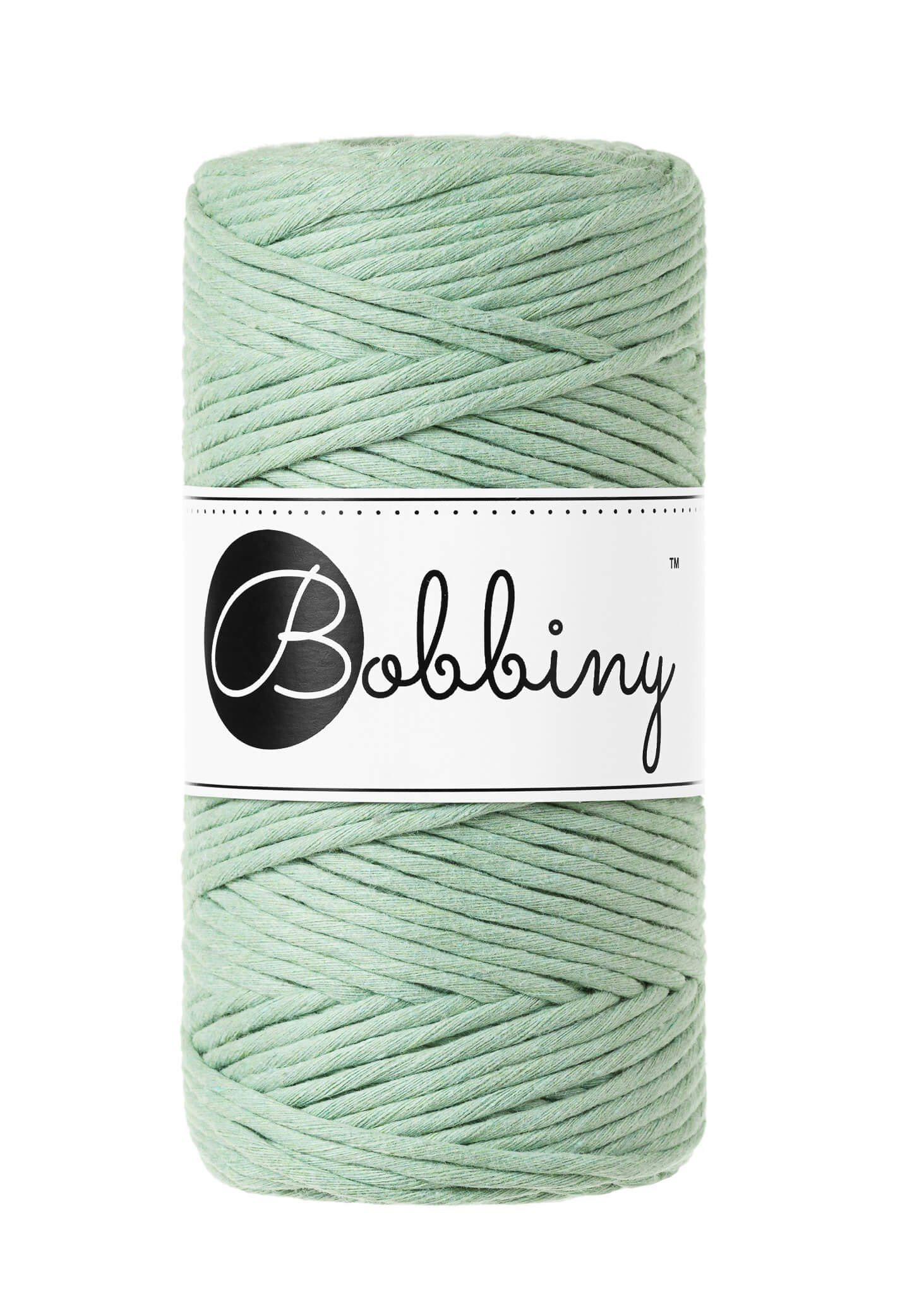Bobbiny Single Twist Macrame Cord Regular 3 mm - enkeltvinnat makramégarn