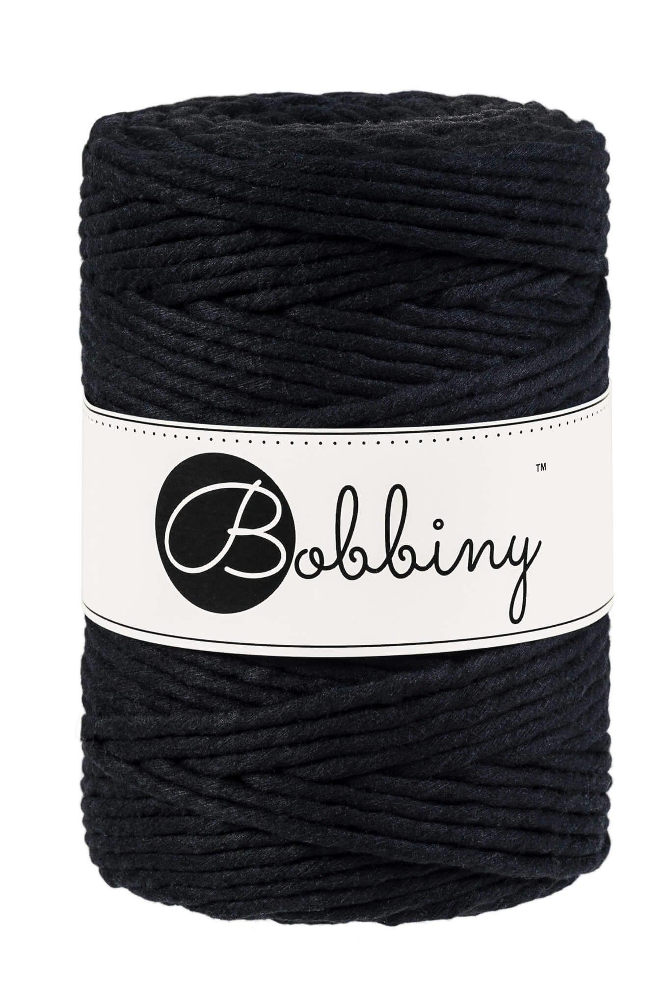 Bobbiny Single Twist Macrame Cord XXL 5 mm - enkeltvinnat makramégarn